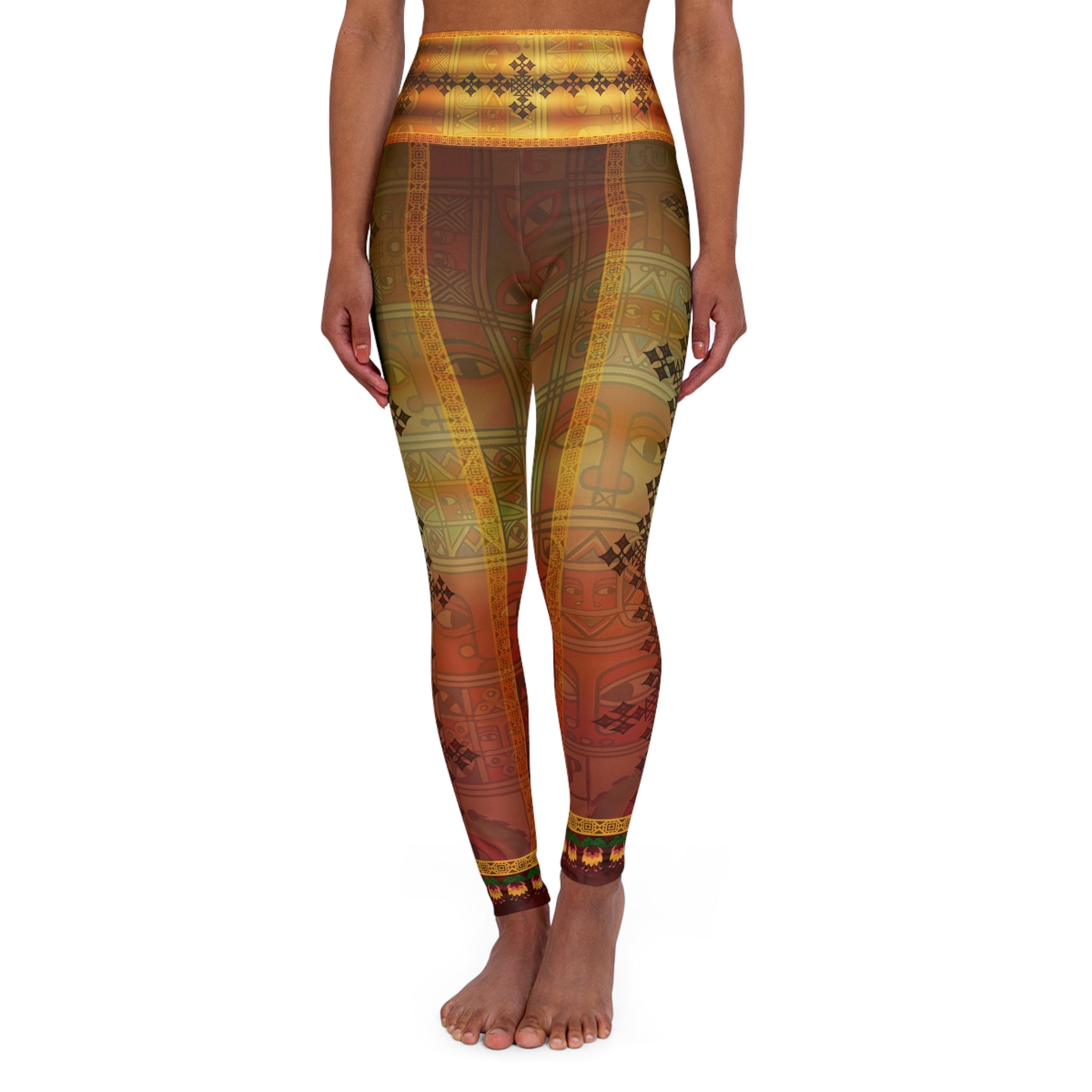 Unleash Your Inner Power: The Ethiopian Spirit High-Waisted Leggings