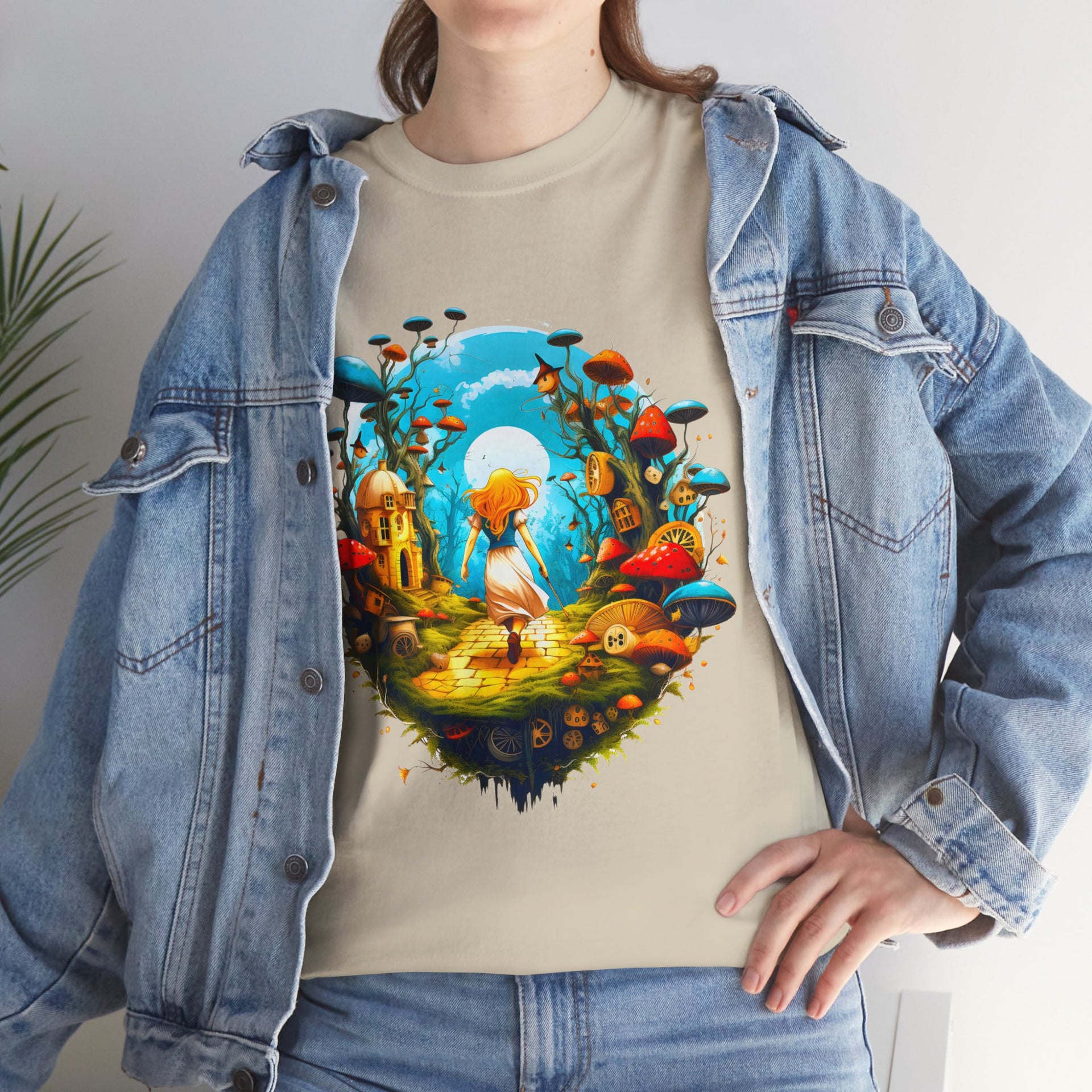 Lost in the Magical Forest: A Unique Adventure Awaits Unisex Heavy Cotton Tee