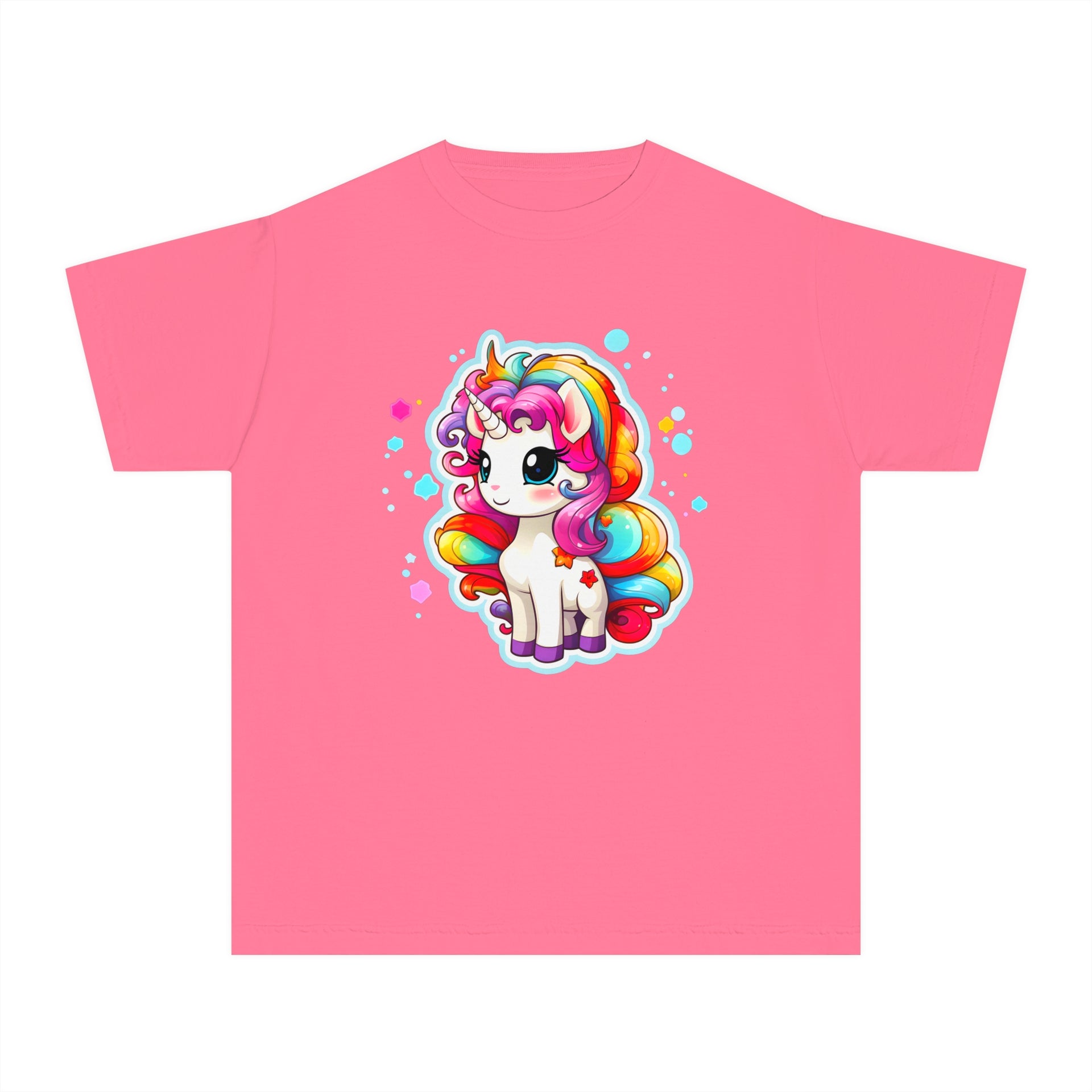 20.	Unleash Your Inner Magic: Rainbow Unicorn Art Youth Midweight Tee