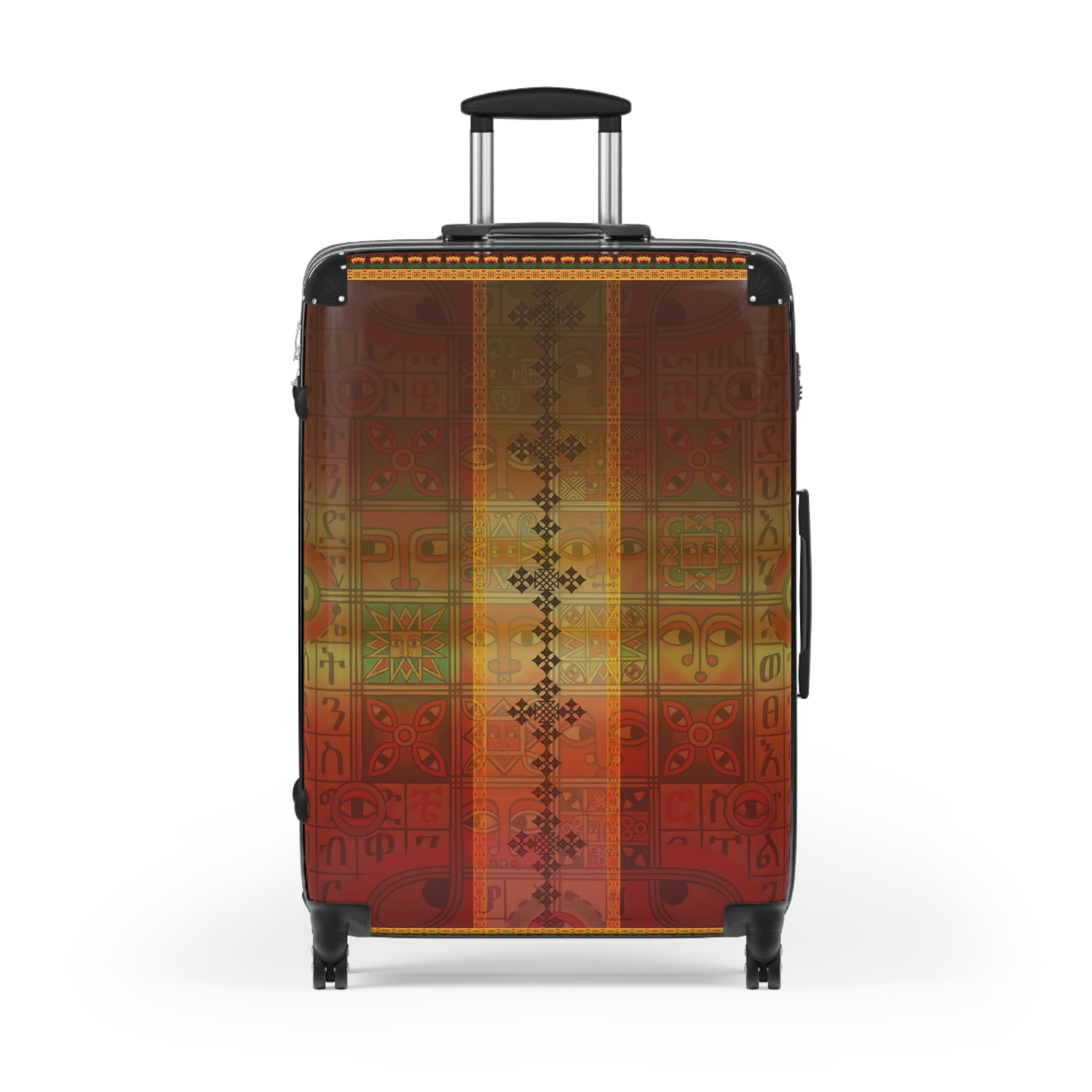 Journey with Tradition: The Ethiopian Tapestry Suitcase