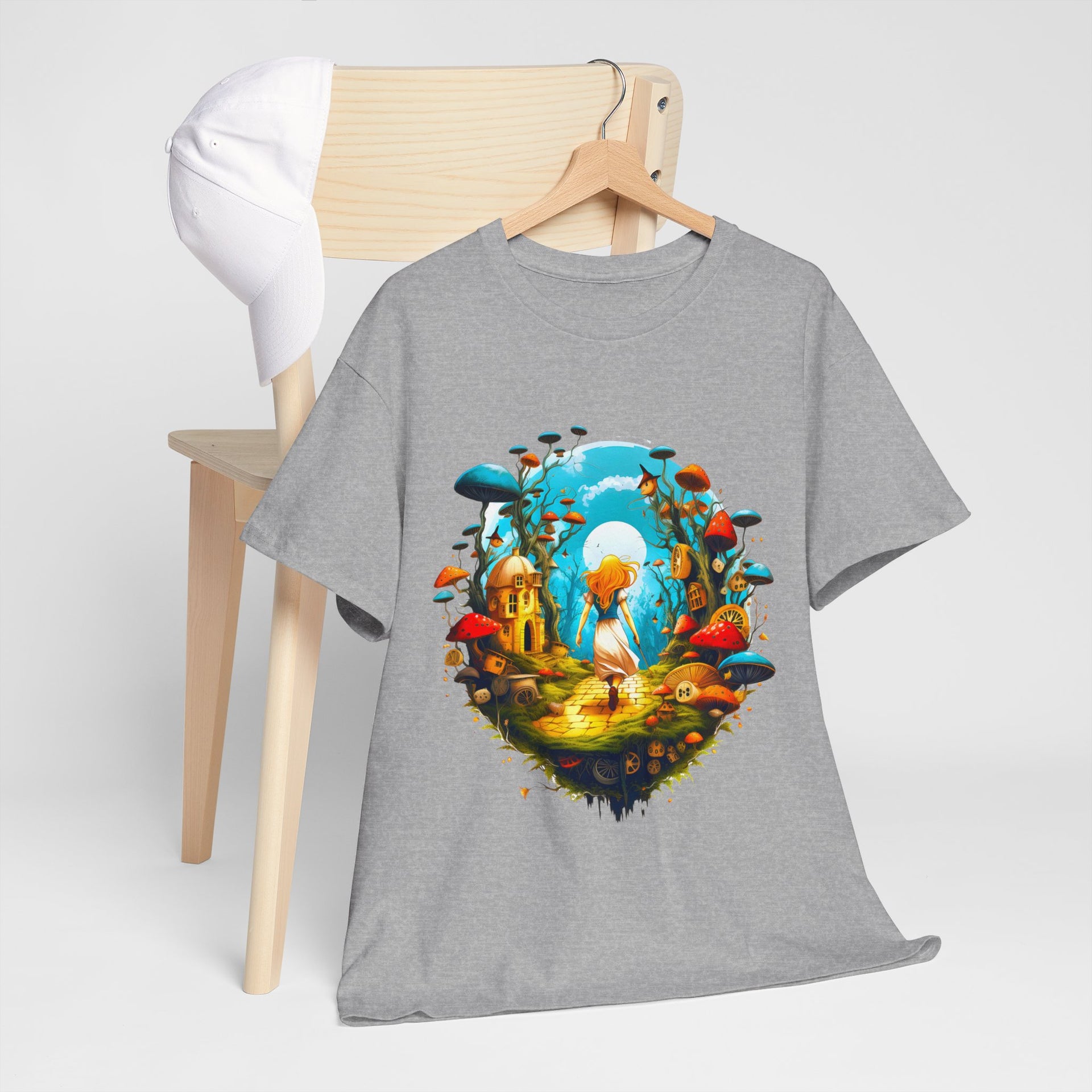 Lost in the Magical Forest: A Unique Adventure Awaits Unisex Heavy Cotton Tee