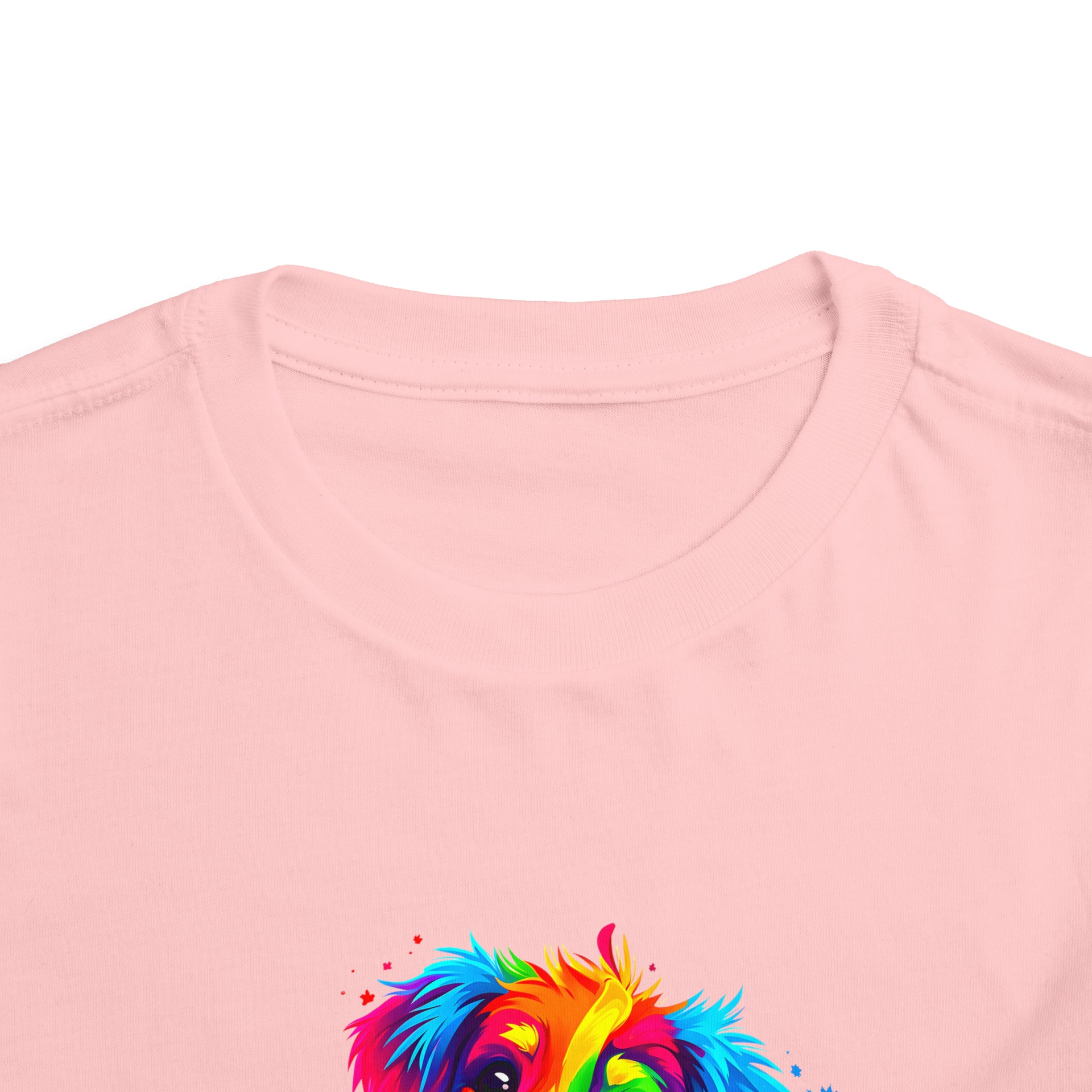 Rainbow Dreams: Disney-Inspired Happy Dog Cartoon | Toddler Short Sleeve Tee