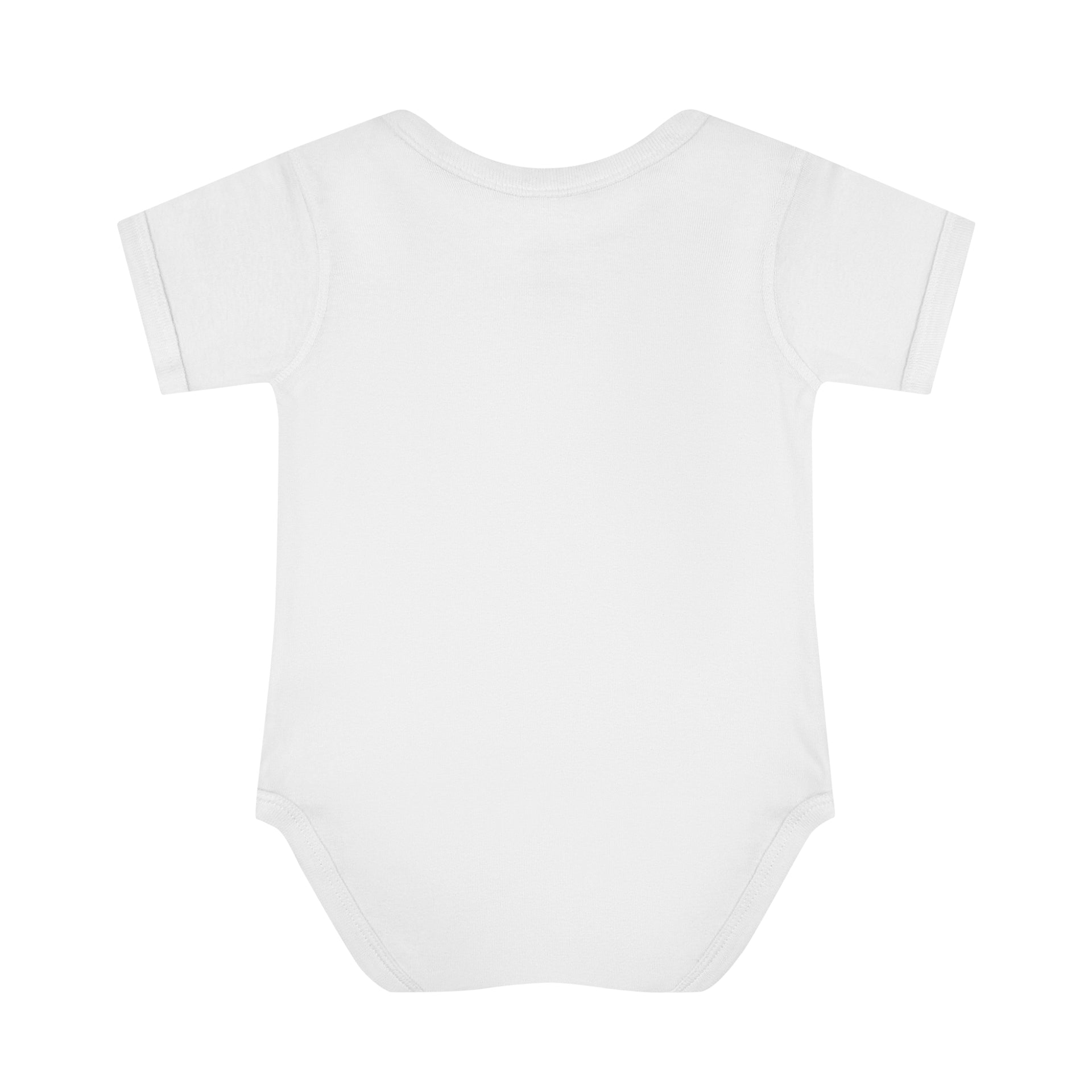 Playful Pals Infant Baby Rib Bodysuit: Cute White Dog and Furry Cat Design | Infant Baby Rib Bodysuit