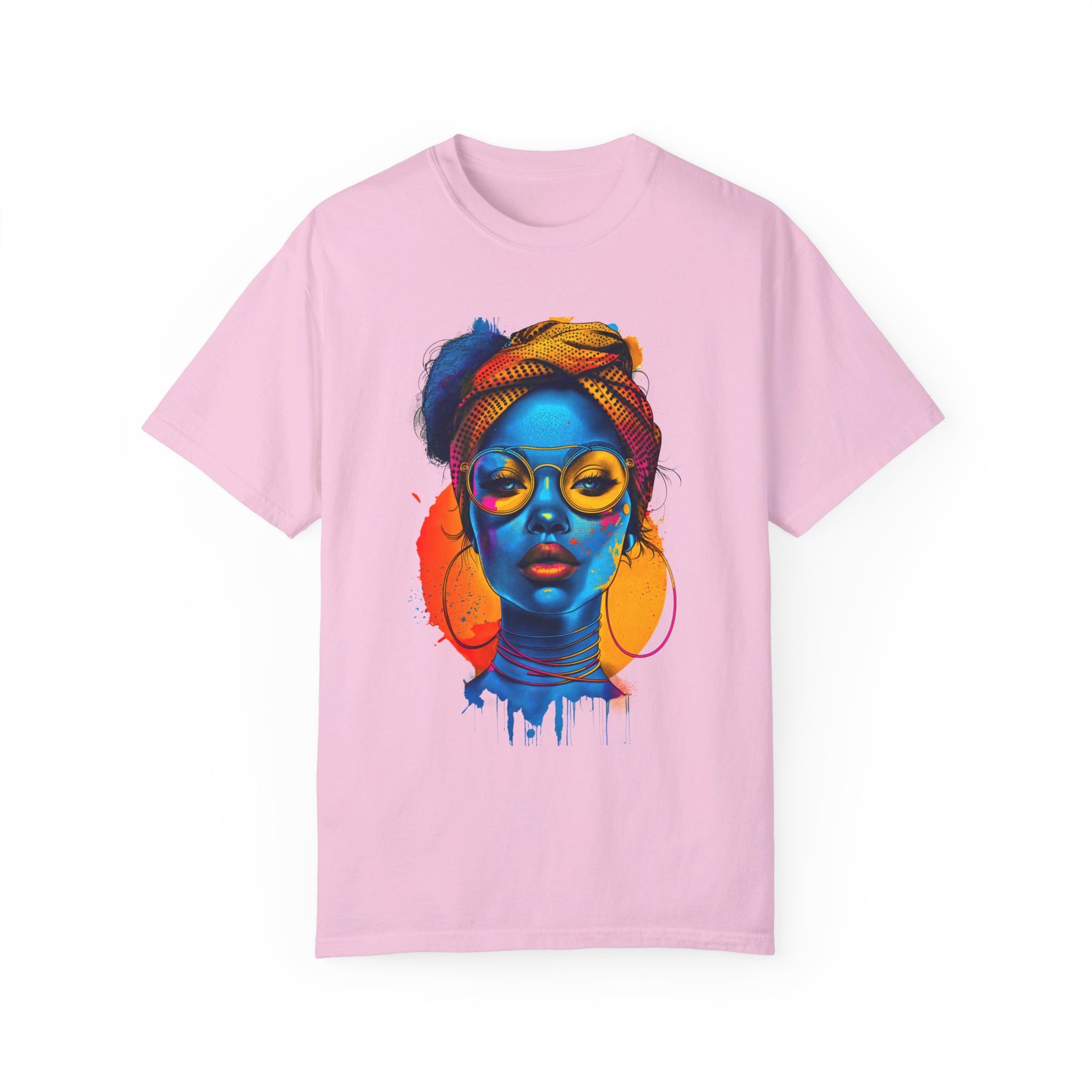 Bold & Brilliant: Statement Portrait- Unleash Your Inner Muse** Unisex Garment-Dyed T-shirt