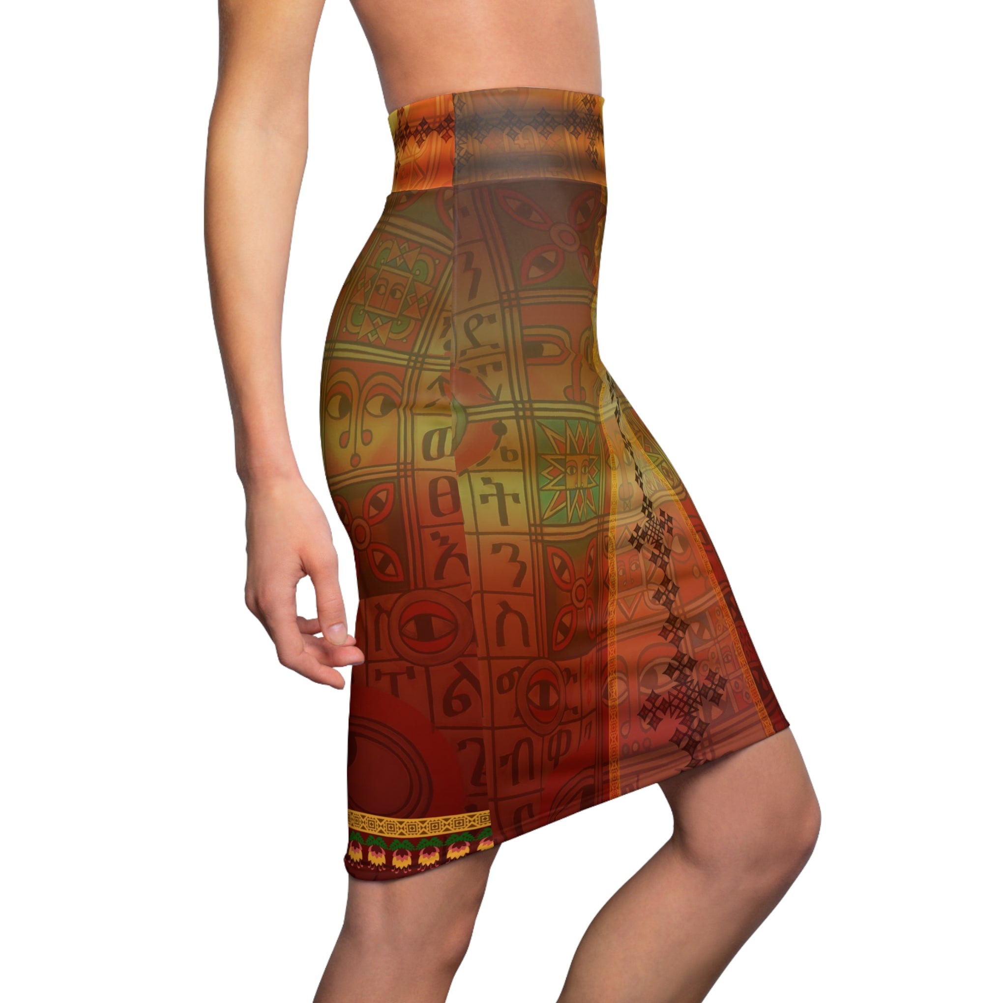 A Statement in Every Step: The Ethiopian Tapestry Skirt