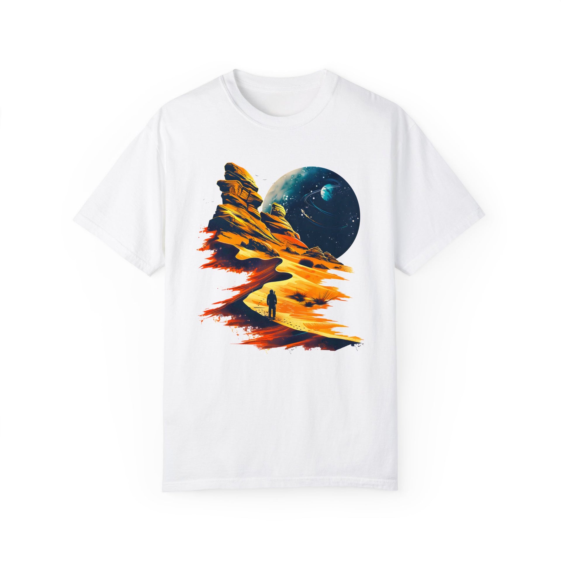 Journey Across the Vast Known and Unknown Universes Unisex Garment-Dyed T-shirt