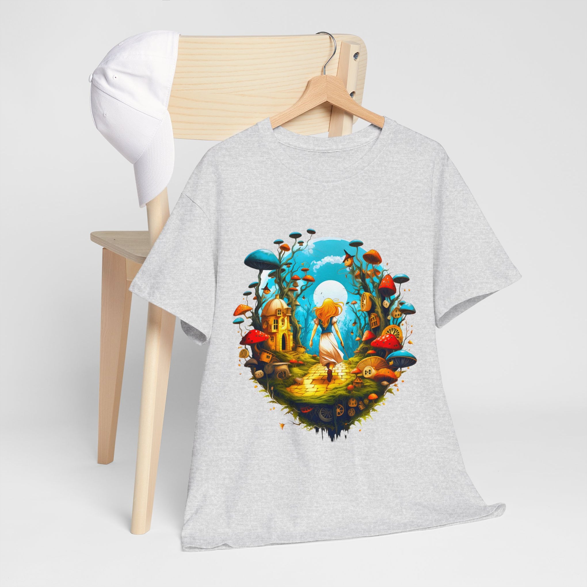 Lost in the Magical Forest: A Unique Adventure Awaits Unisex Heavy Cotton Tee