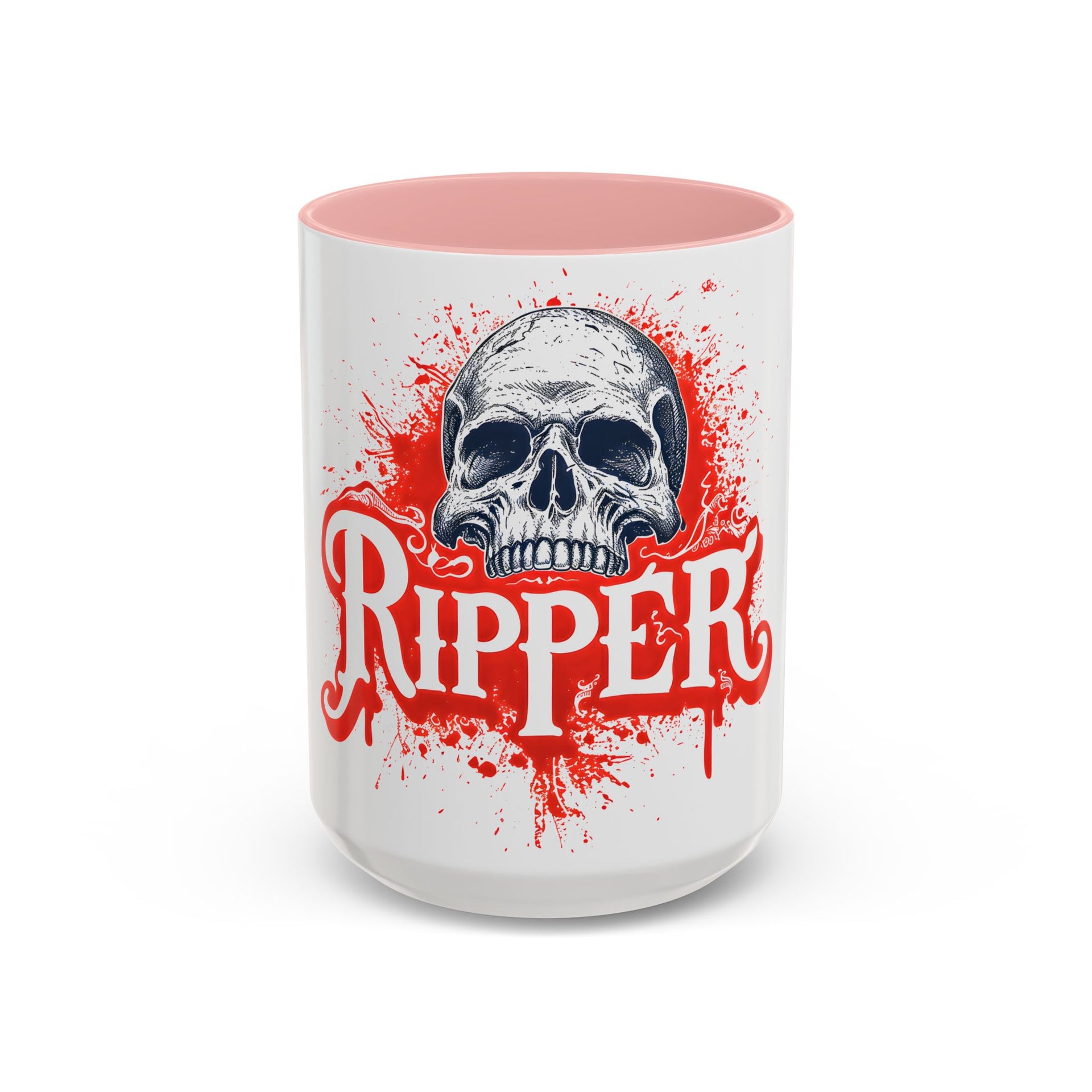 Ripper Skull Halloween Coffee Mug (11oz, 15oz) – Perfect for Spooky Sips