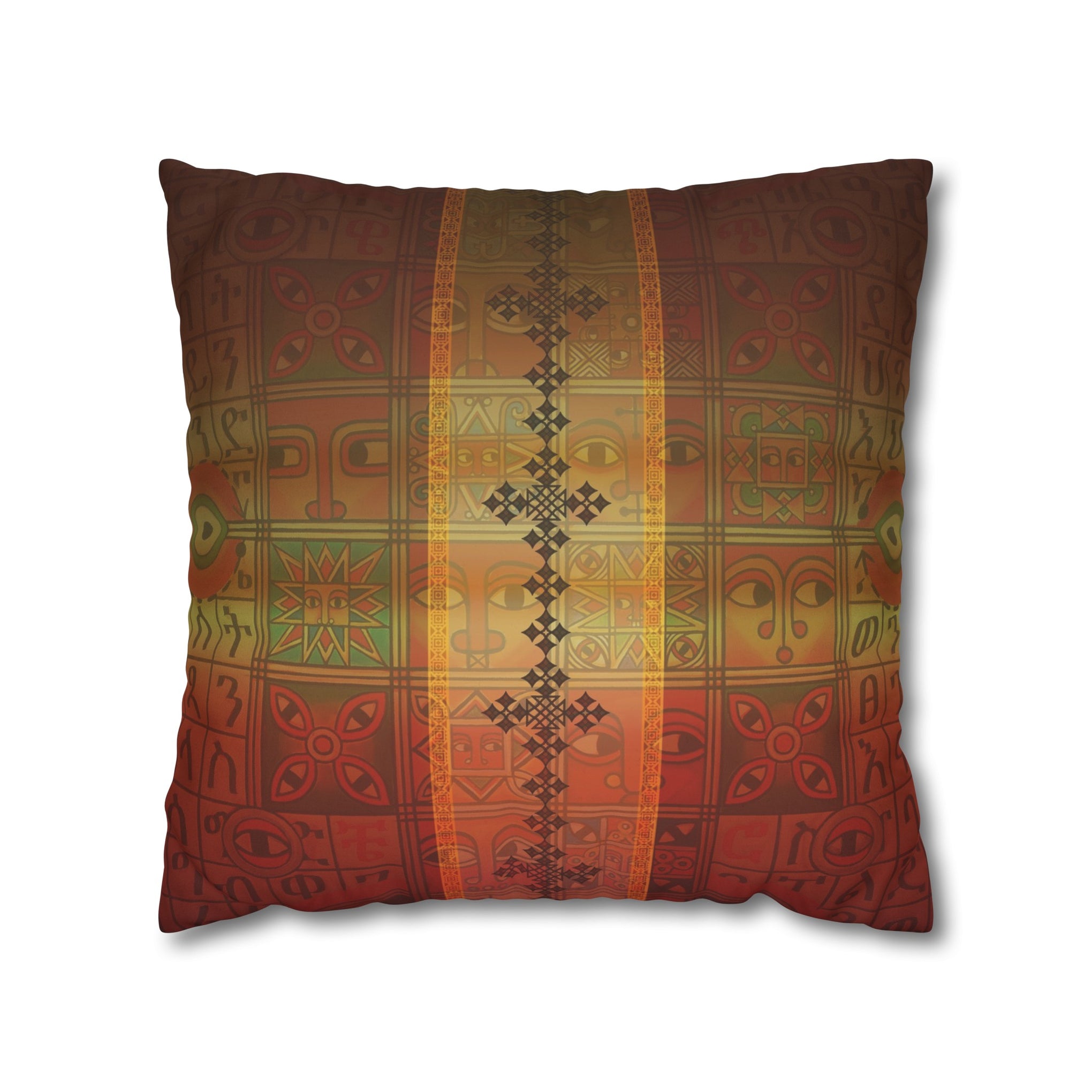 Ethiopian Orthodox Tewahedo Church Painting: Pillowcase Edition