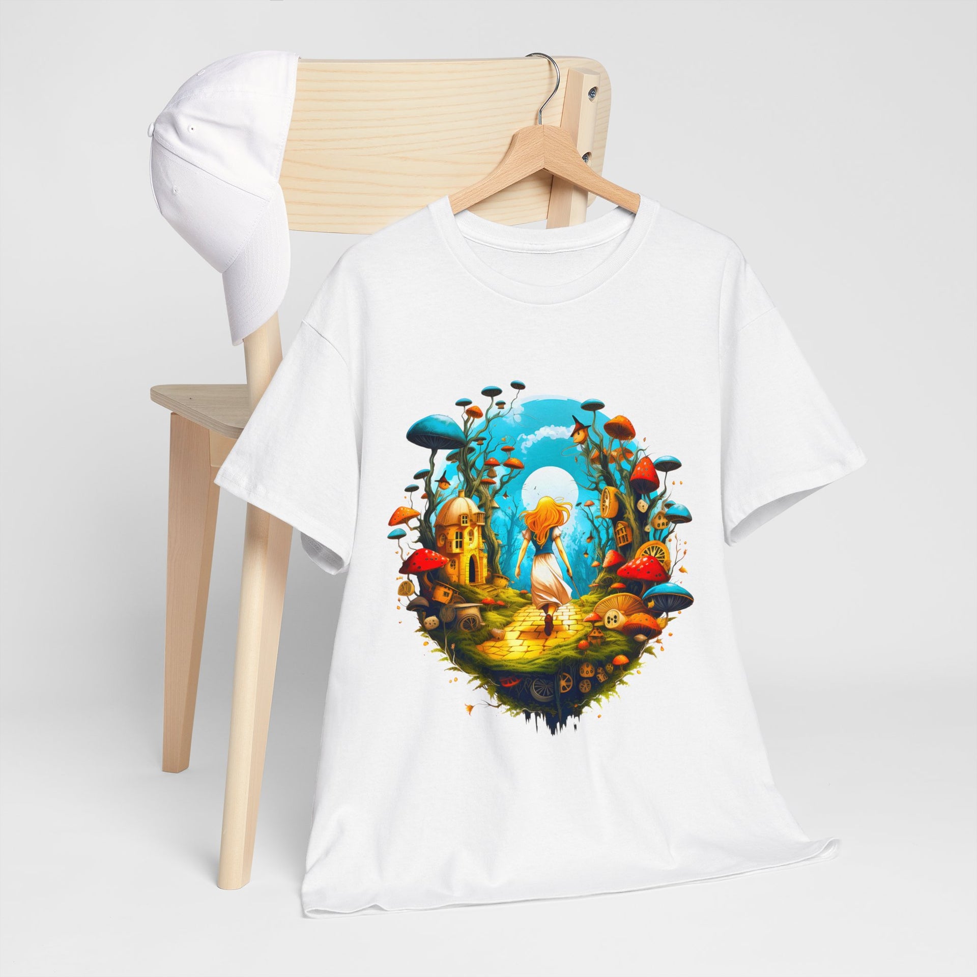 Lost in the Magical Forest: A Unique Adventure Awaits Unisex Heavy Cotton Tee