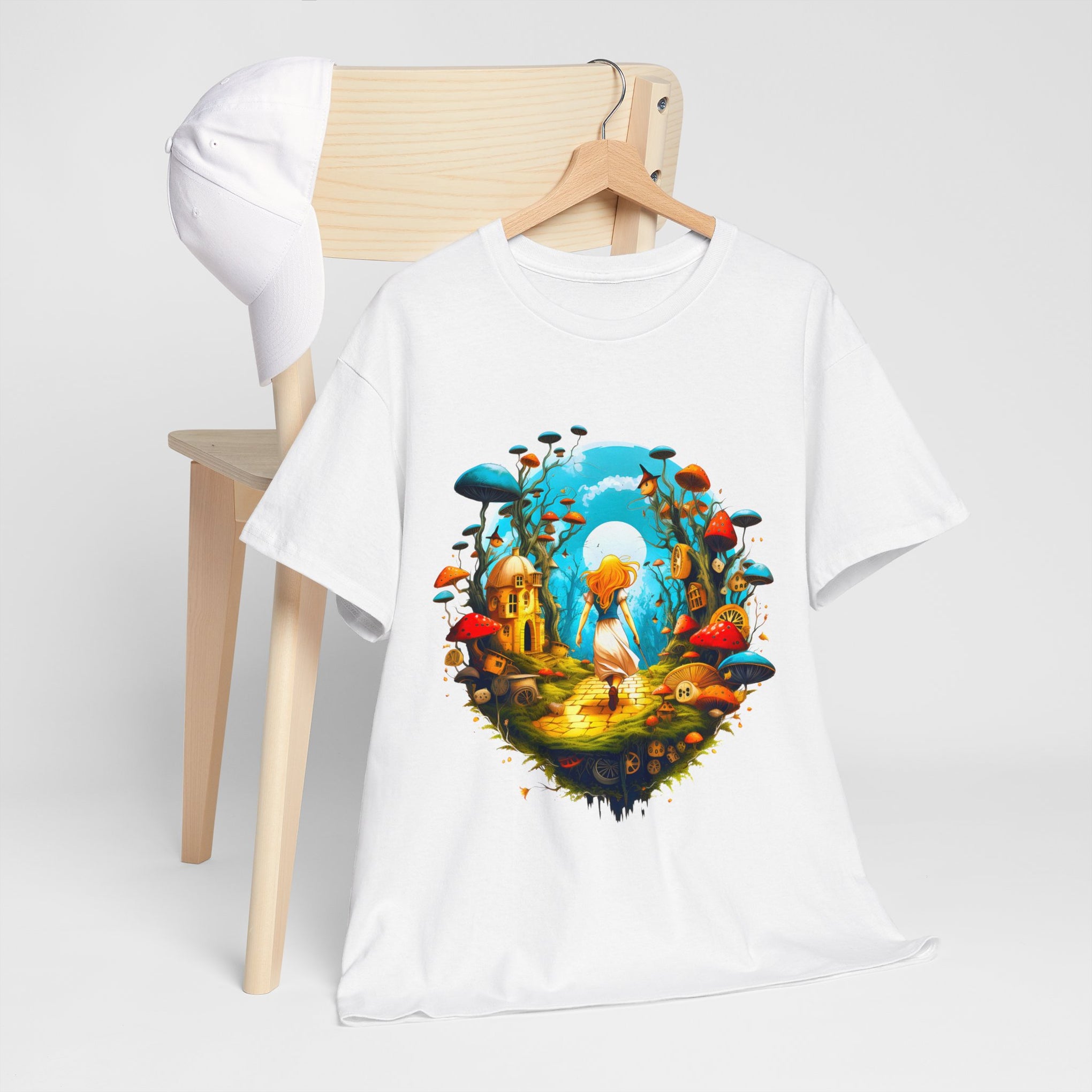 Lost in the Magical Forest: A Unique Adventure Awaits Unisex Heavy Cotton Tee