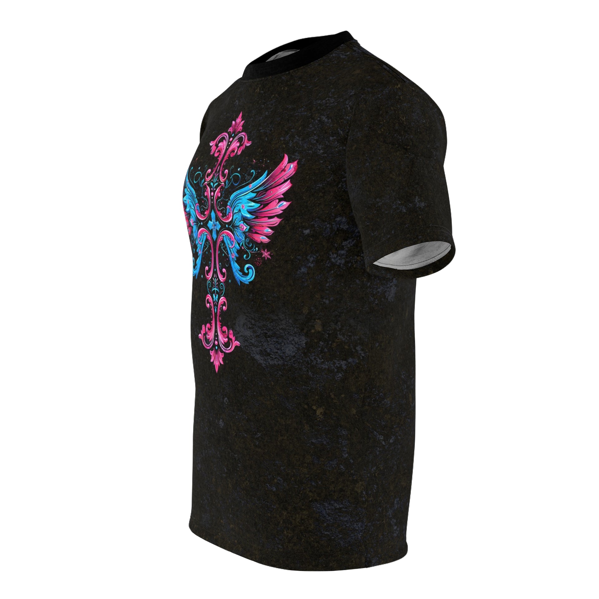 Ornate Enigma Tee - Unveiling Intricate Beauty Unisex Cut & Sew Tee (AOP)