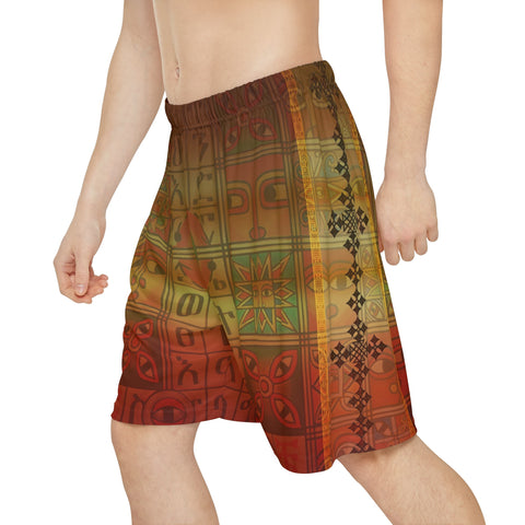 Ethiopian Art Men’s Sports Shorts: A Vibrant Expression of Tradition