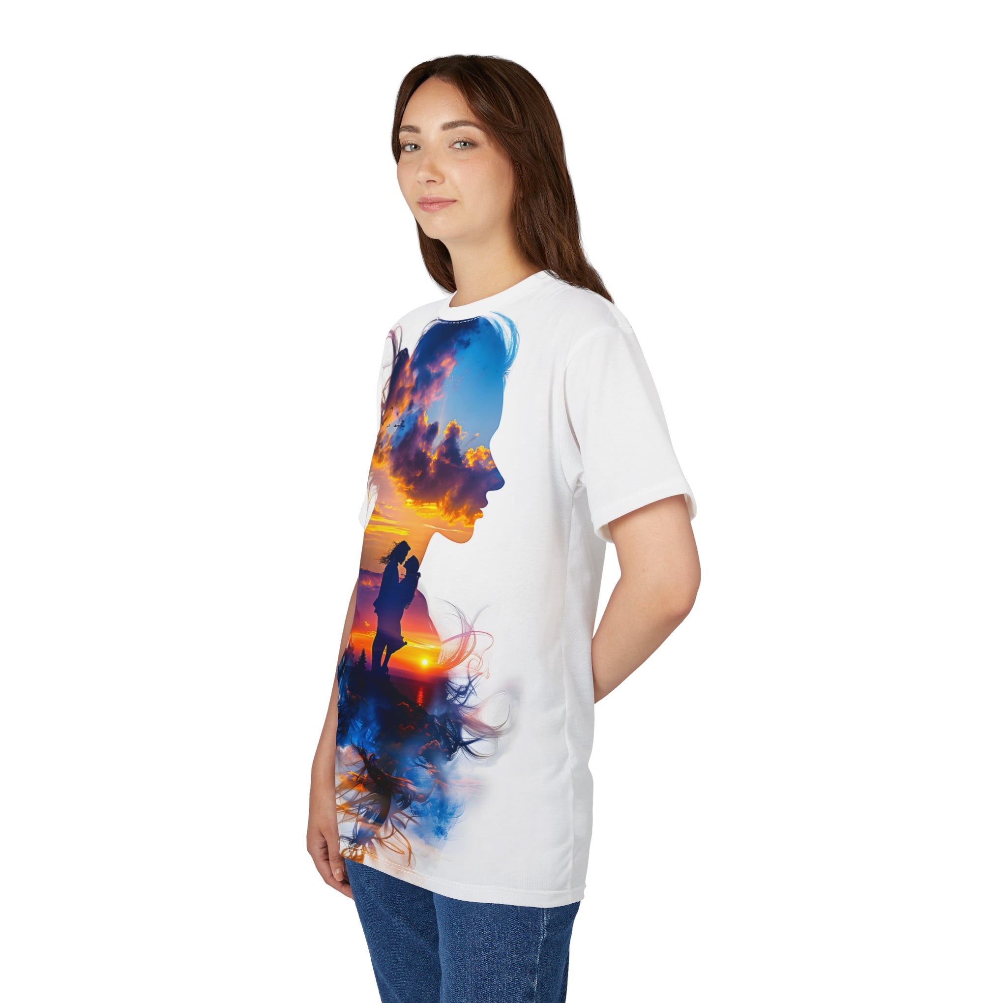 Sunset Silhouette Love Valentine's Tee - Infinite Visibility