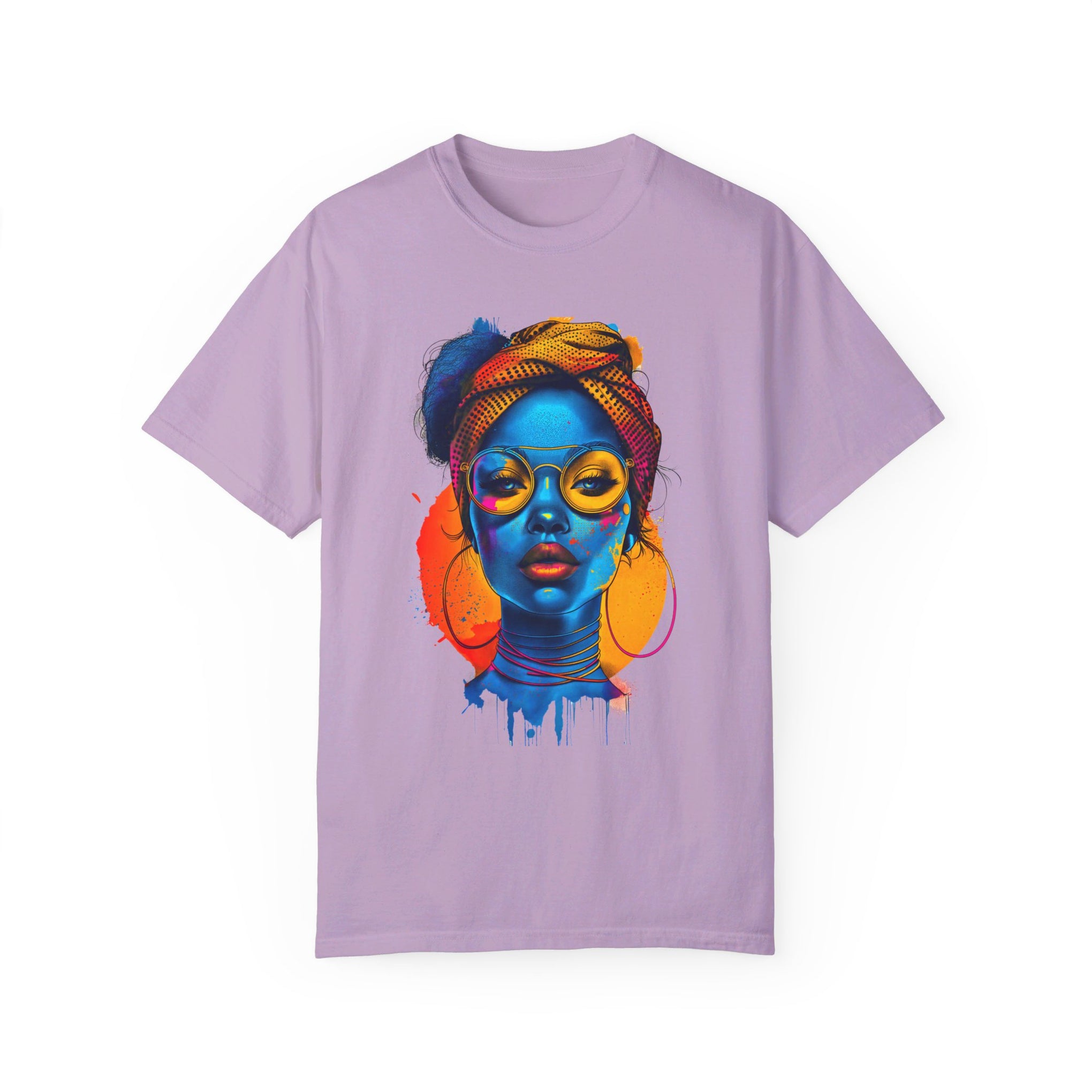 Bold & Brilliant: Statement Portrait- Unleash Your Inner Muse** Unisex Garment-Dyed T-shirt