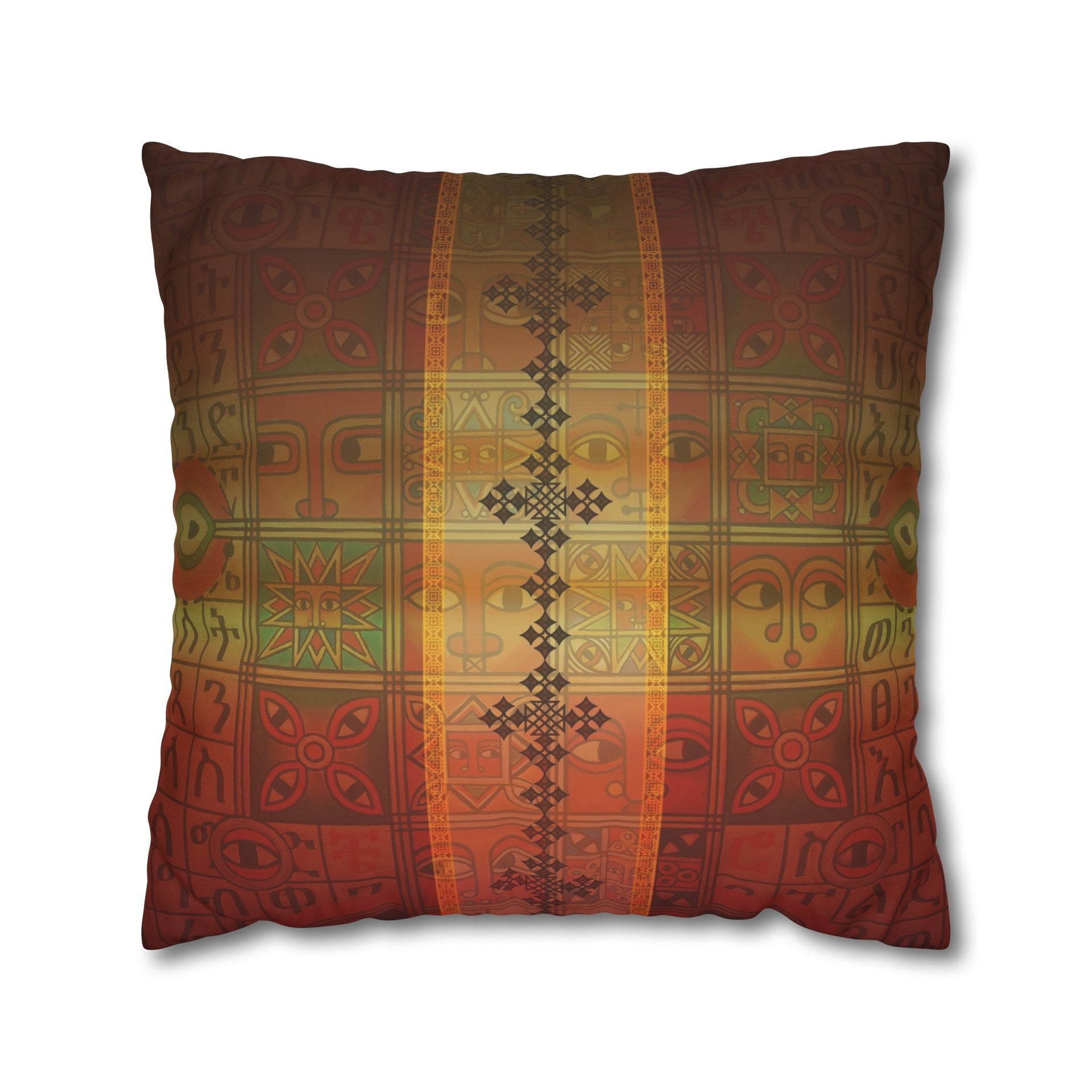 Ethiopian Orthodox Tewahedo Church Painting: Pillowcase Edition