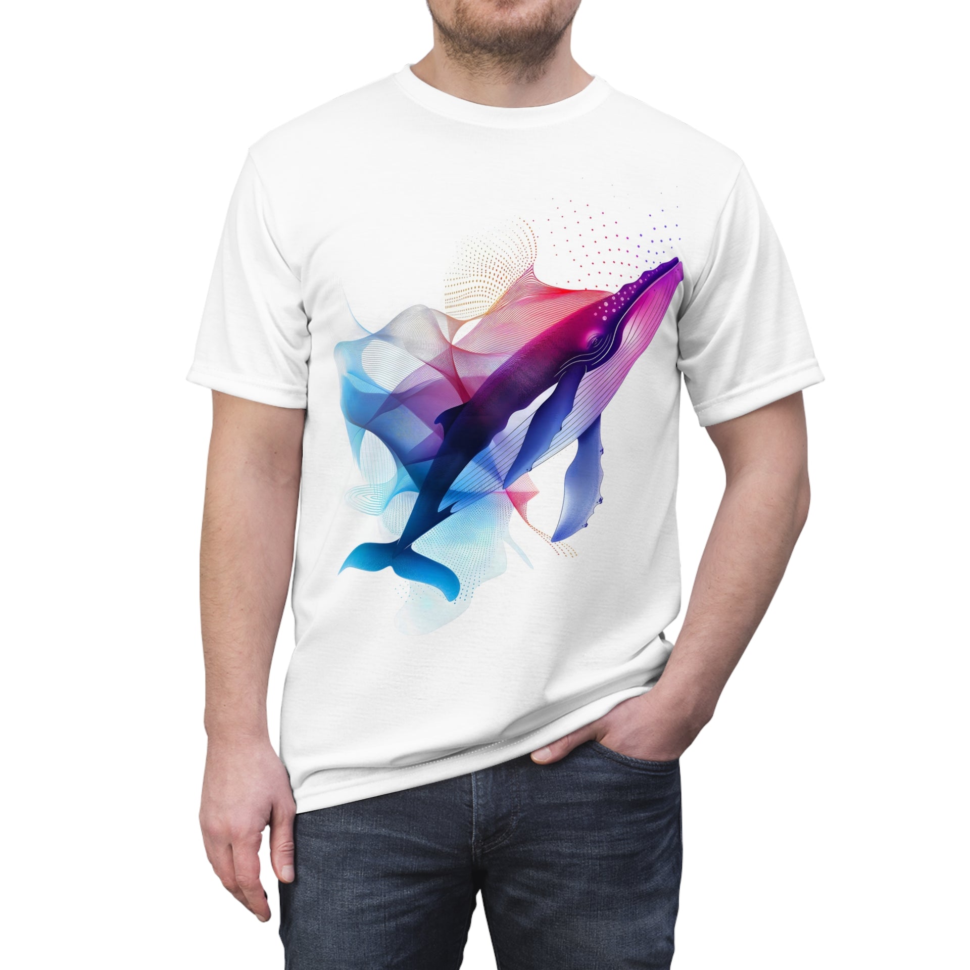 Dive into Style with our Whimsical Whale Unisex Tees