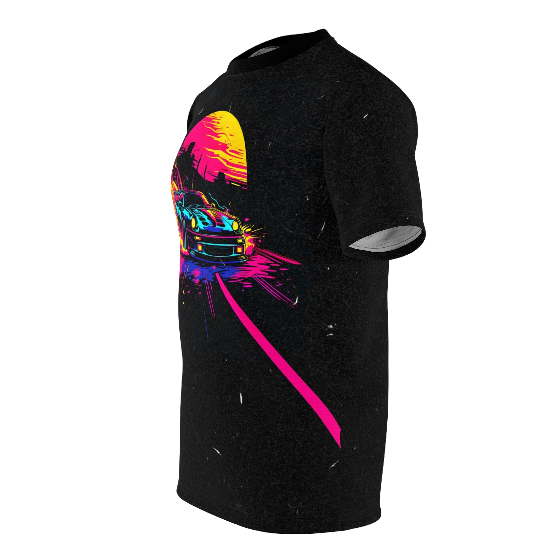 Fueled by Neon Dreams: Retro-Future Speed T-Shirt - Ignite Your Need for Speed