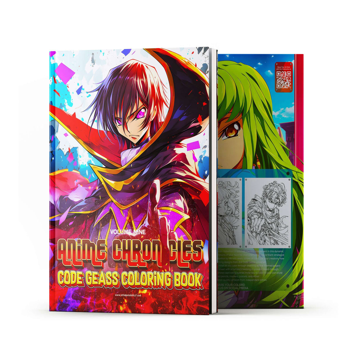 Code Geass Coloring Anime Chronicles: Rebellion Unleashed! A Code Geass Coloring Book (Vol ...