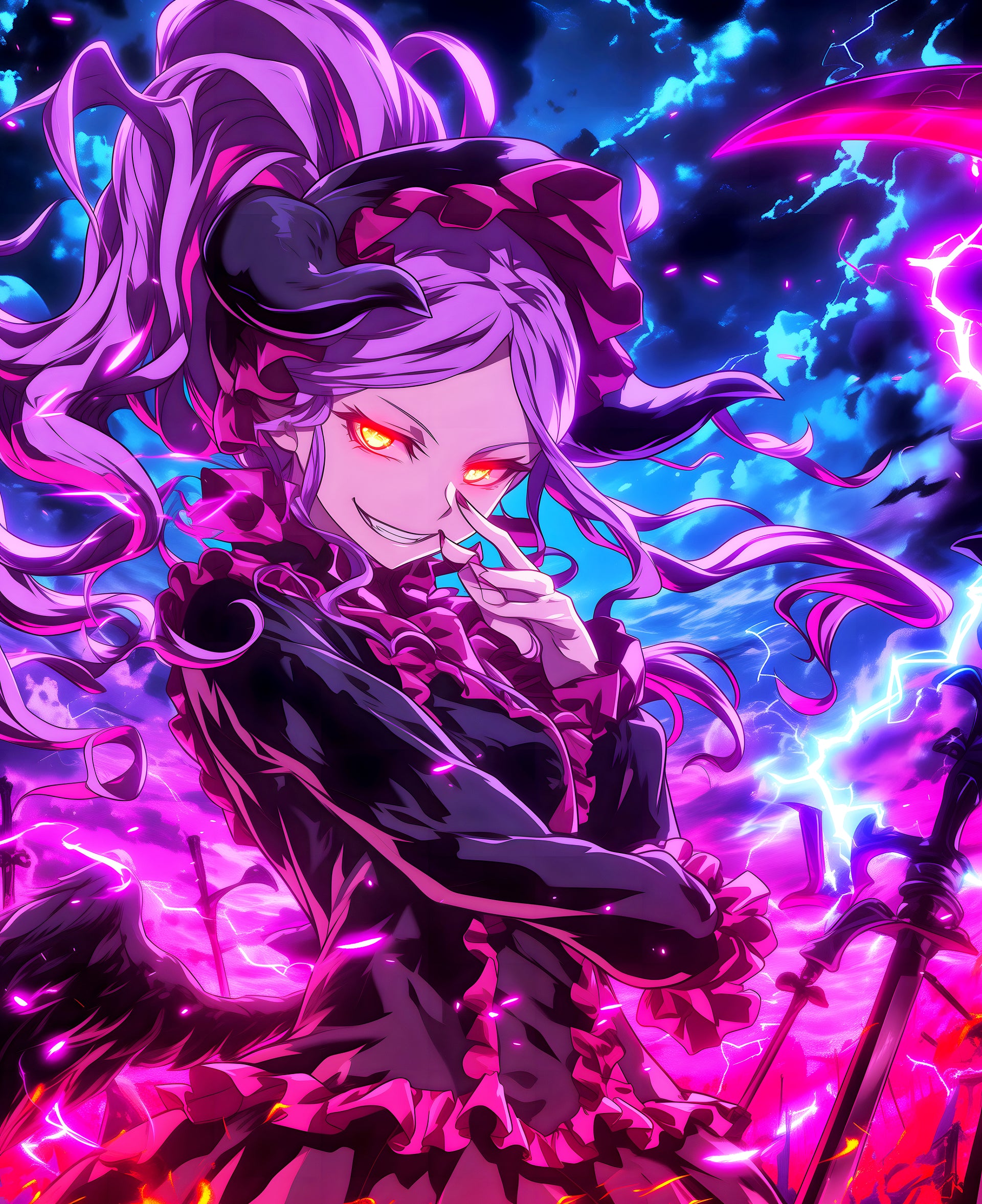 Captivating Digital Art of Shalltear Bloodfallen from Overlord | Infinite Visibility