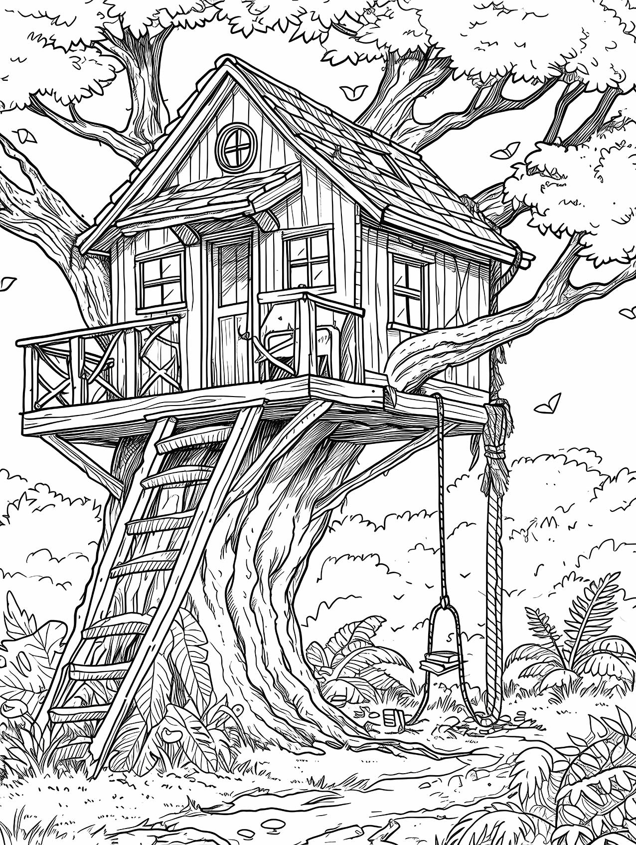 Enchanting Treehouse: A Whimsical World for Little Adventurers