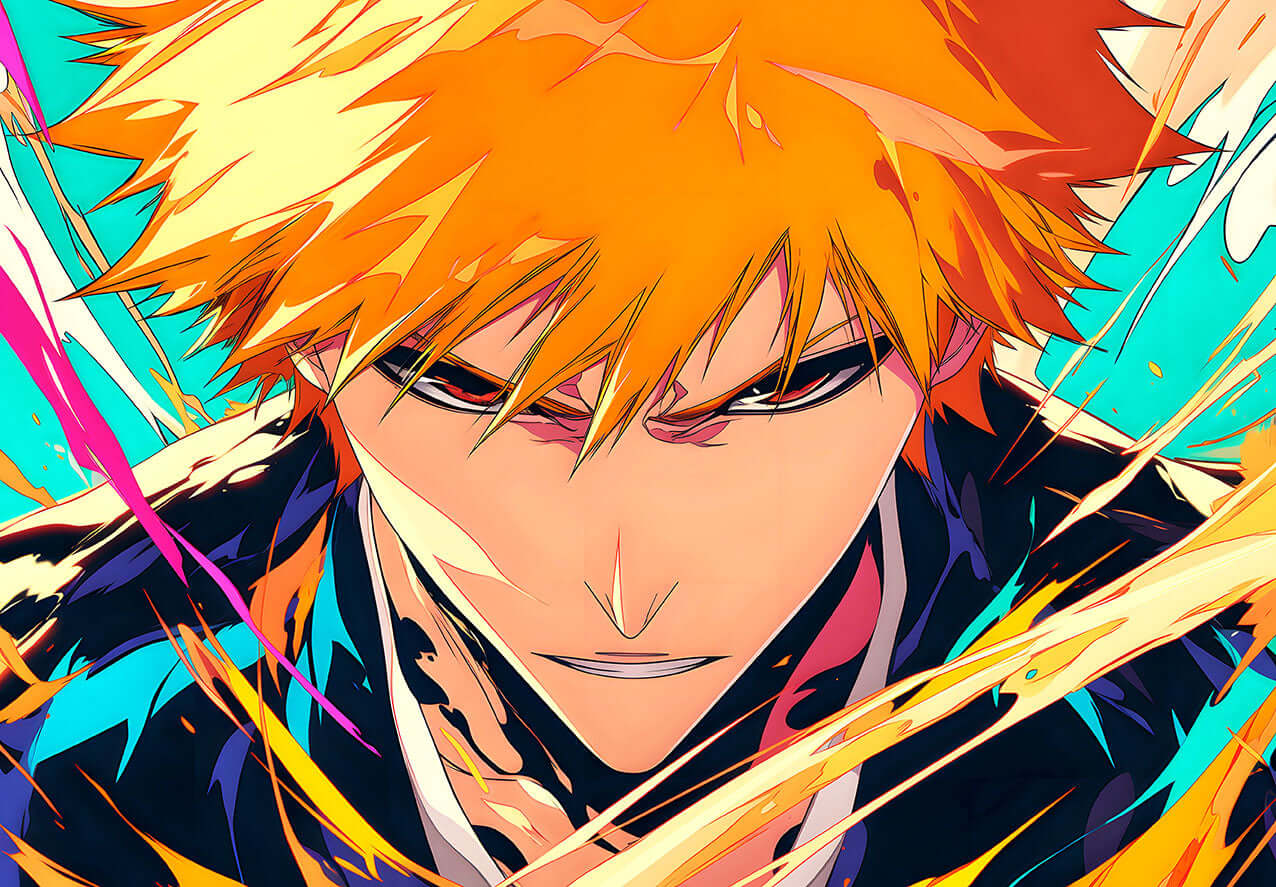 ICHIGO CHA~N 画集 Bleach Kurosaki Ichigo Anime Print Painting Wall Art Home Decor
