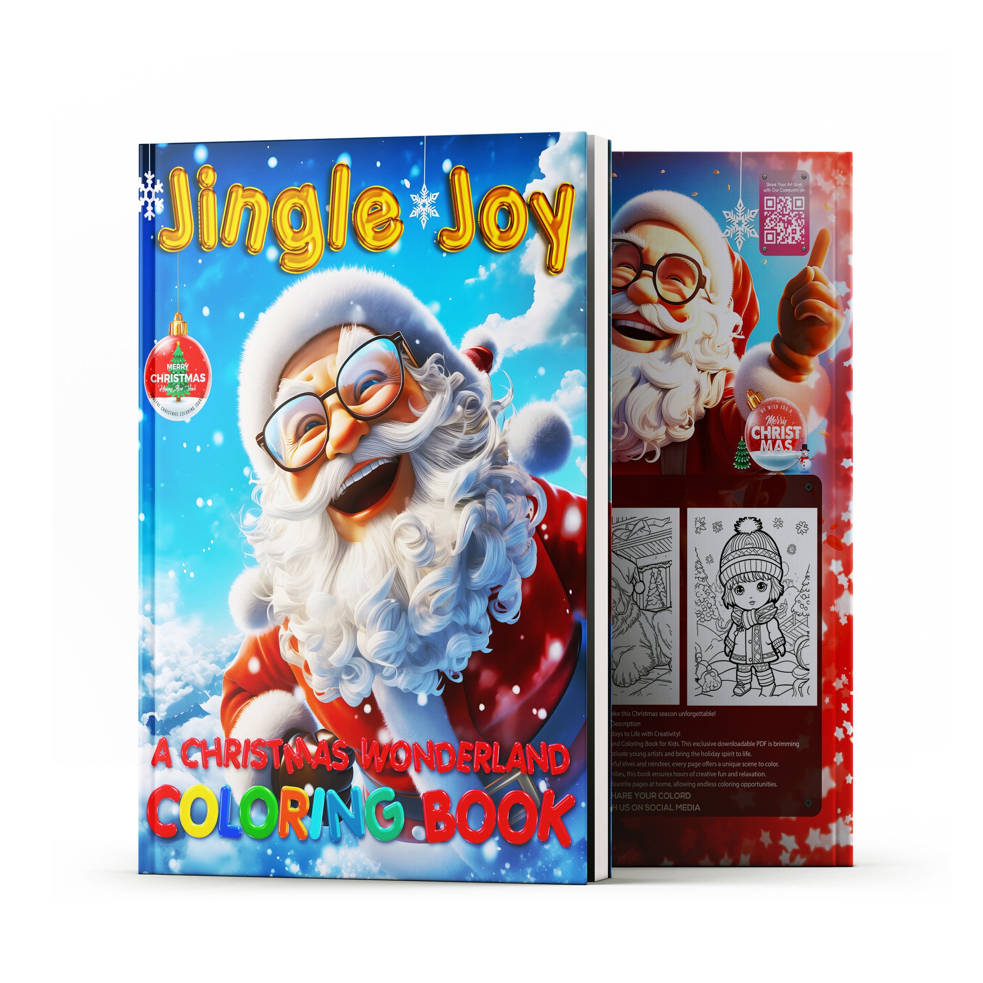 Jingle Joy: A Christmas Wonderland Coloring Book for Kids PDF