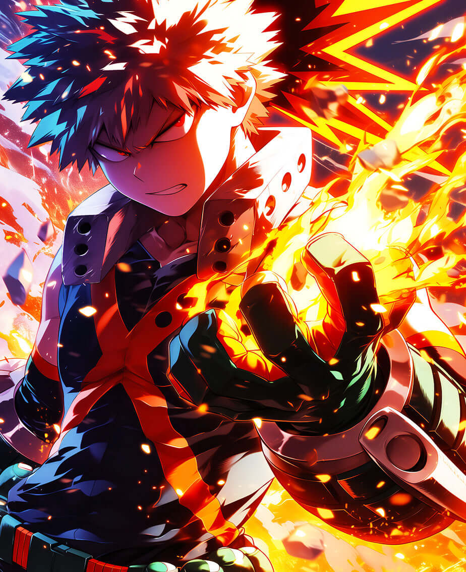 Katsuki Blast: Own Explosive Power⚡ - New Design Download at Our #MHAShop 💥💥🎉