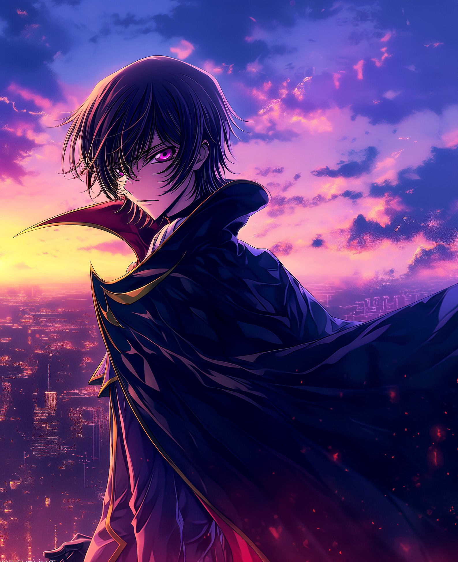 Lelouch Lamperouge: The Geass Emperor's Gaze