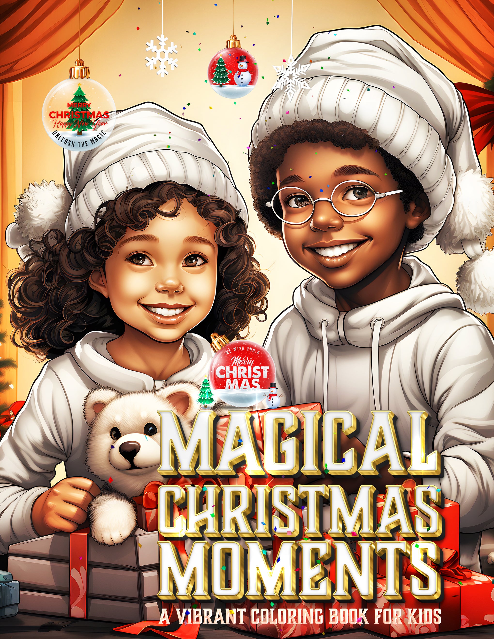 Magical Christmas Moments: A Vibrant Coloring Book for Kids PDF