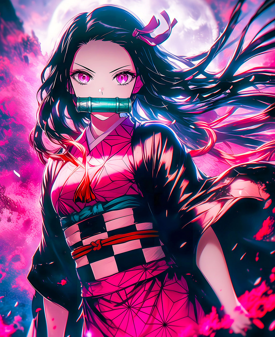 Nezuko Kamado: The Demon Slayer's Moonlight