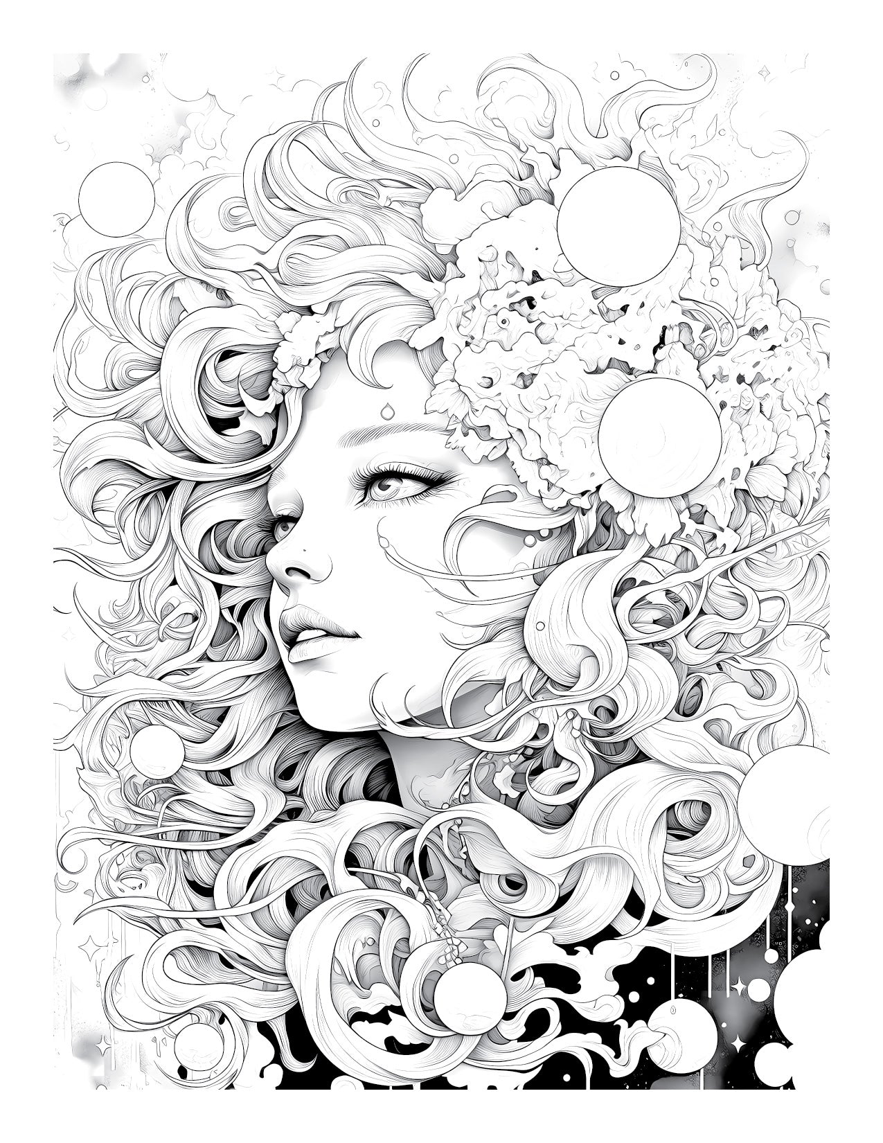 Psychedelic Universe: Adult Coloring Book - Where Beauty Meets Cosmos