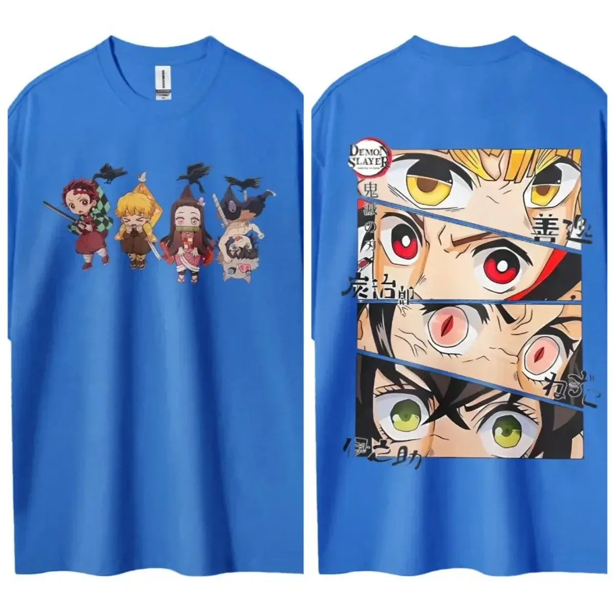 A popular Hot Anime Demon Slayer T-Shirt featuring classic characters in a comfortable, casual short-sleeved top.