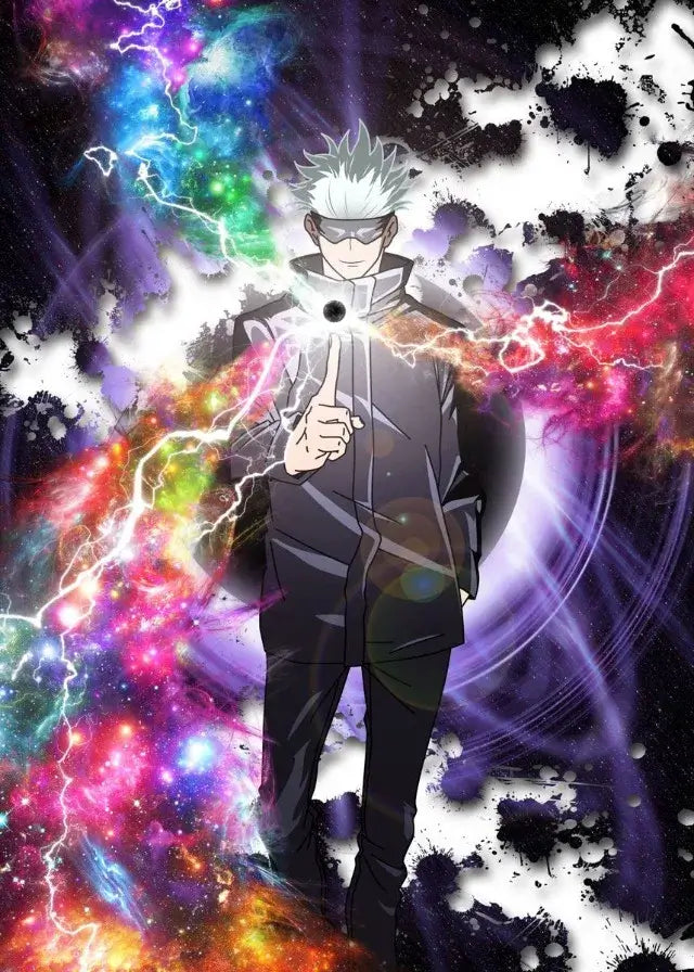 A high-definition Jujutsu Kaisen Poster printed on canvas, featuring a comic-style illustration of Gojo Satoru and Ryomen Sukuna for home wall decoration.