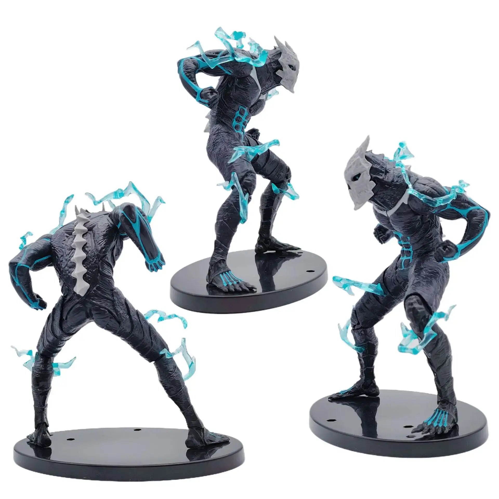 A 16cm Anime Kaiju No. 8 Hibino Kafka Figure in a standing gun pose, a PVC animation model toy for collection.