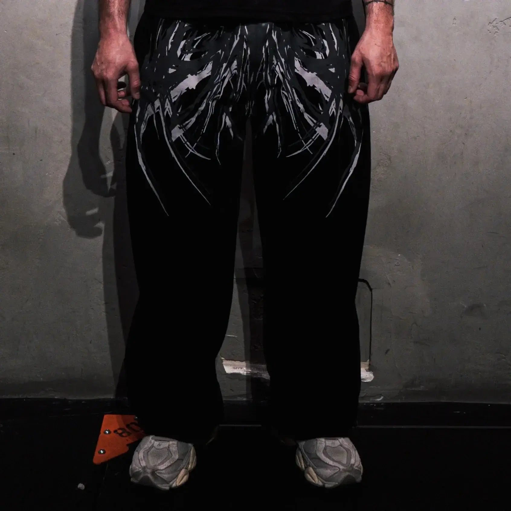 Oversized Cotton Tee Skull Print Unisex Streetwear Gym Top