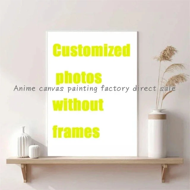 A high-definition One Piece Luffy Zoro Poster printed on canvas, displaying the anime characters Monkey D. Luffy and Roronoa Zoro for wall decoration.