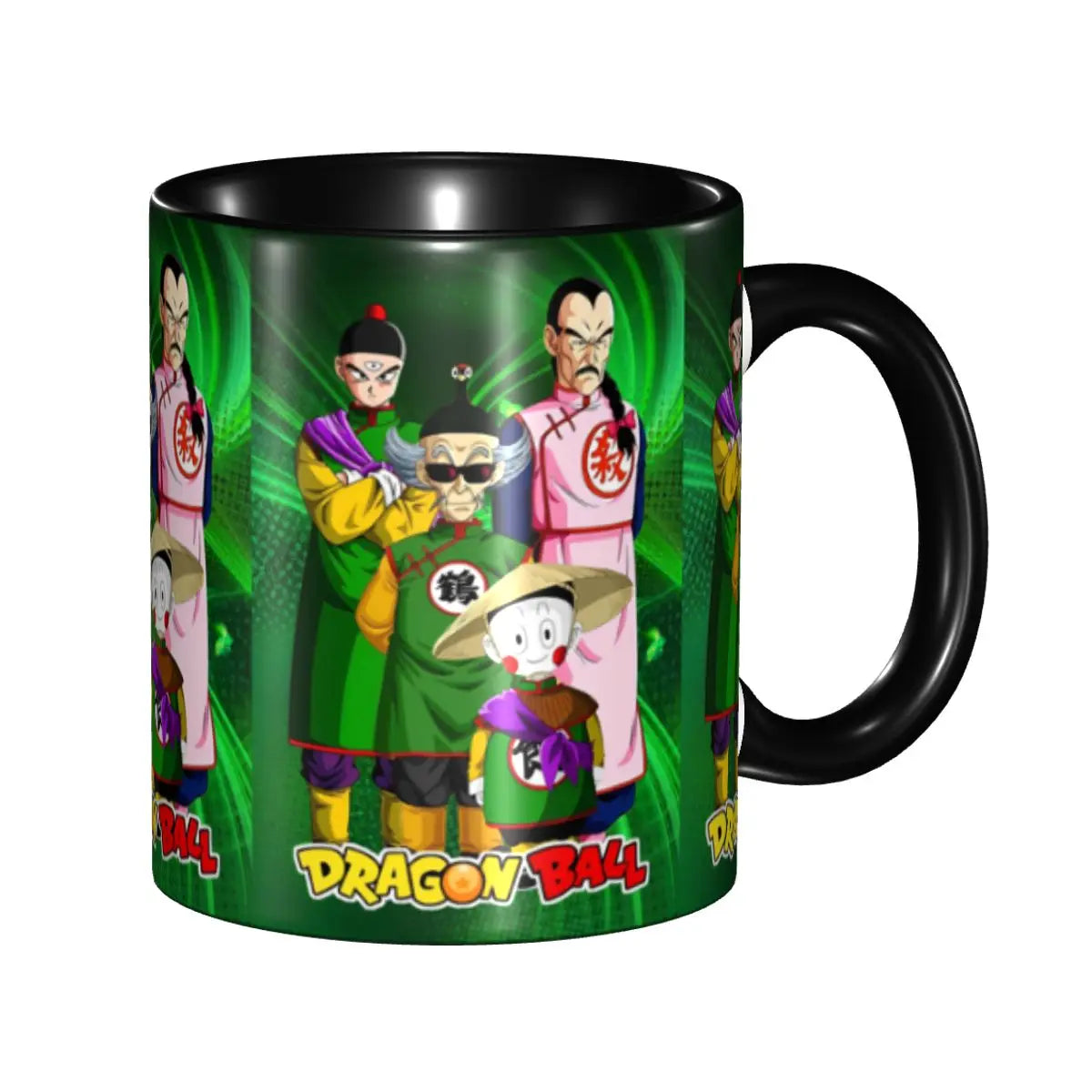 A colorful Dragon Ball Gift Mug featuring cartoon Goku anime art, designed as a durable water cup and birthday gift for children.