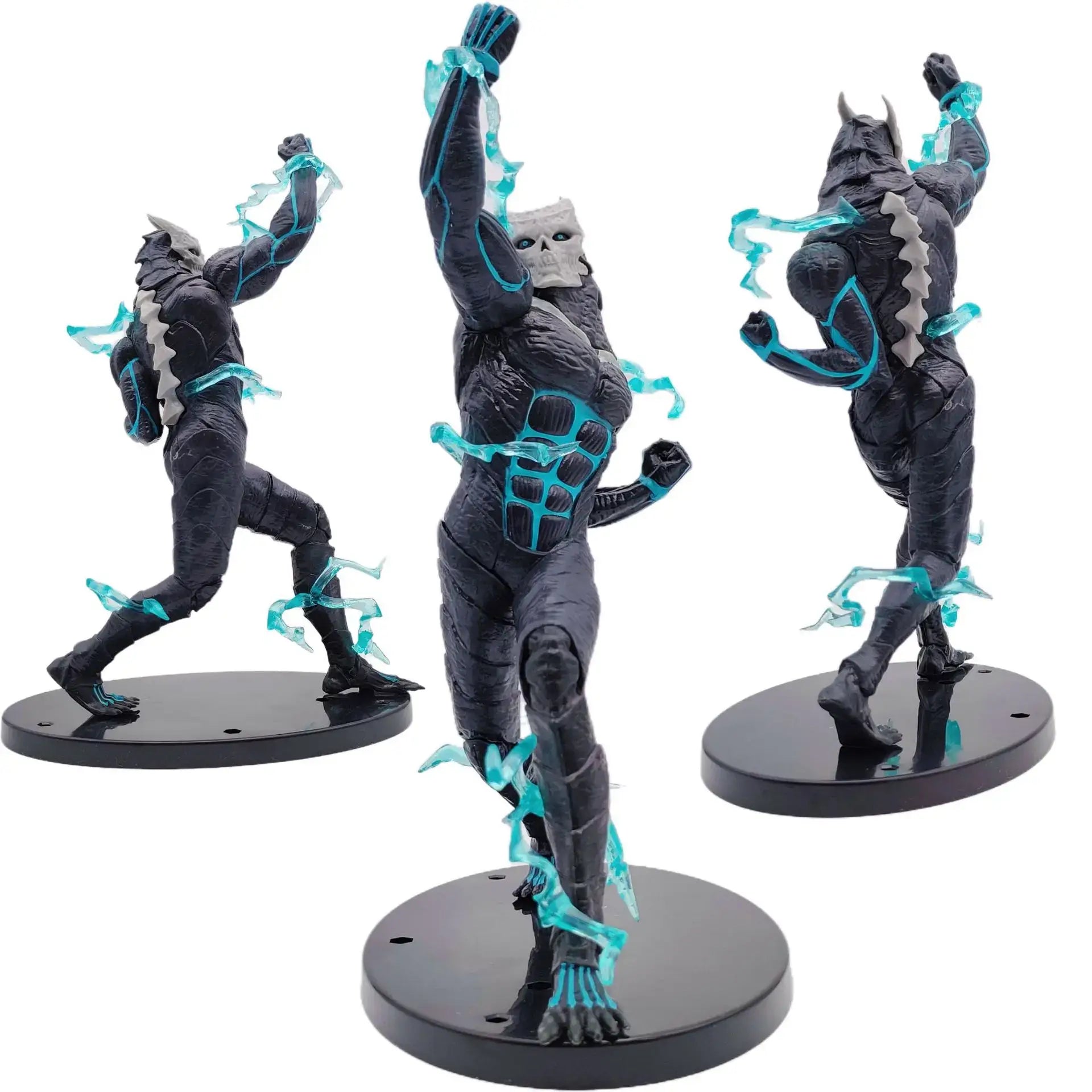 A 16cm Anime Kaiju No. 8 Hibino Kafka Figure in a standing gun pose, a PVC animation model toy for collection.