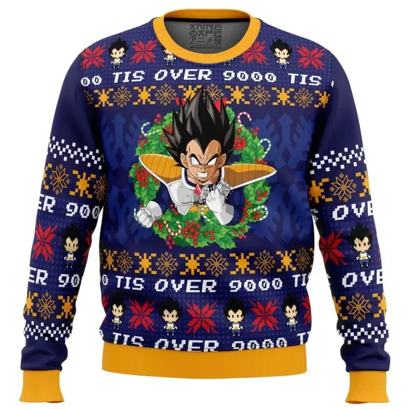 Dragon Ball 3D Sweatshirt: Goku Saiyan Christmas Jersey Men Kids