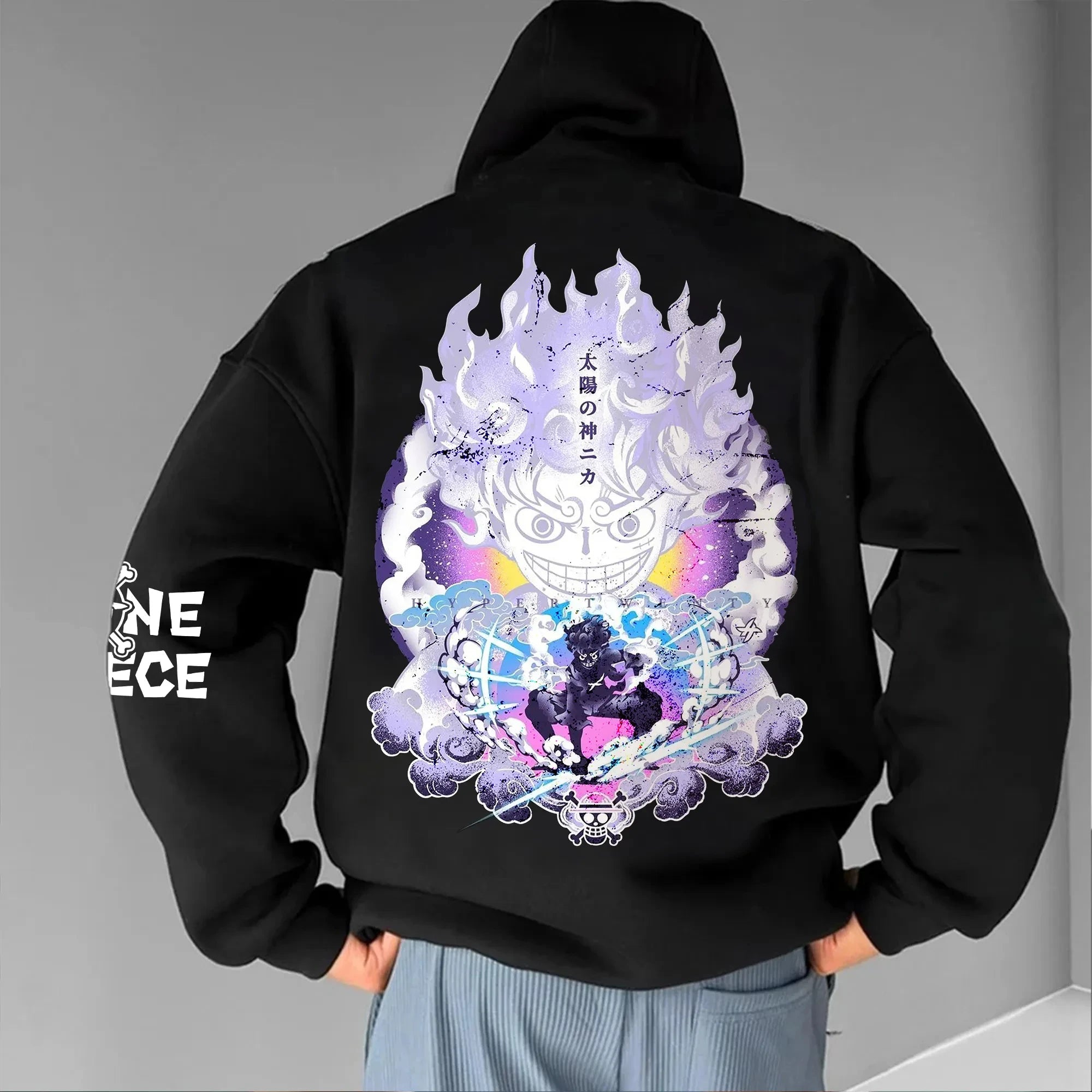 The 2025 Latest ONE PIECE Animation Hoodie in pure cotton, a casual trend sports hoodie for men and women.