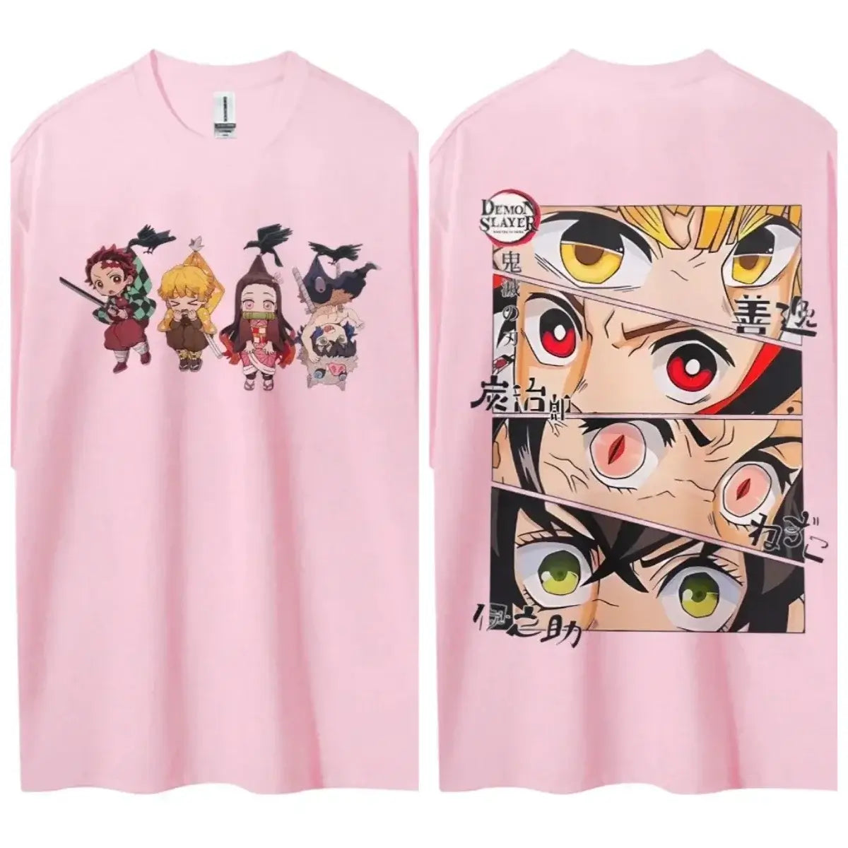 A popular Hot Anime Demon Slayer T-Shirt featuring classic characters in a comfortable, casual short-sleeved top.