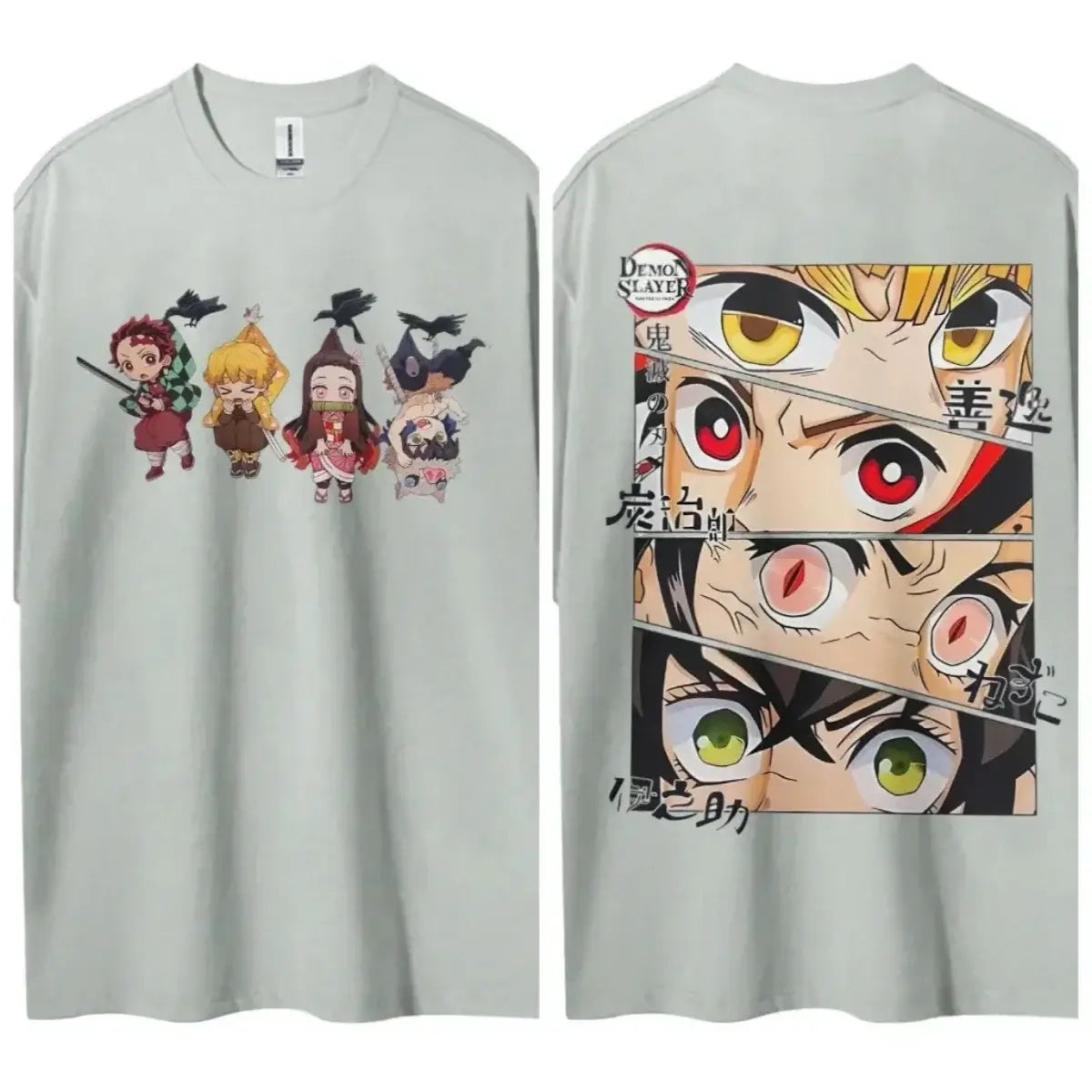 A popular Hot Anime Demon Slayer T-Shirt featuring classic characters in a comfortable, casual short-sleeved top.