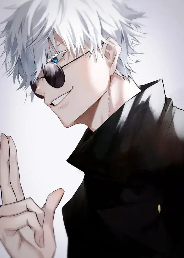 A high-definition Jujutsu Kaisen Poster printed on canvas, featuring a comic-style illustration of Gojo Satoru and Ryomen Sukuna for home wall decoration.