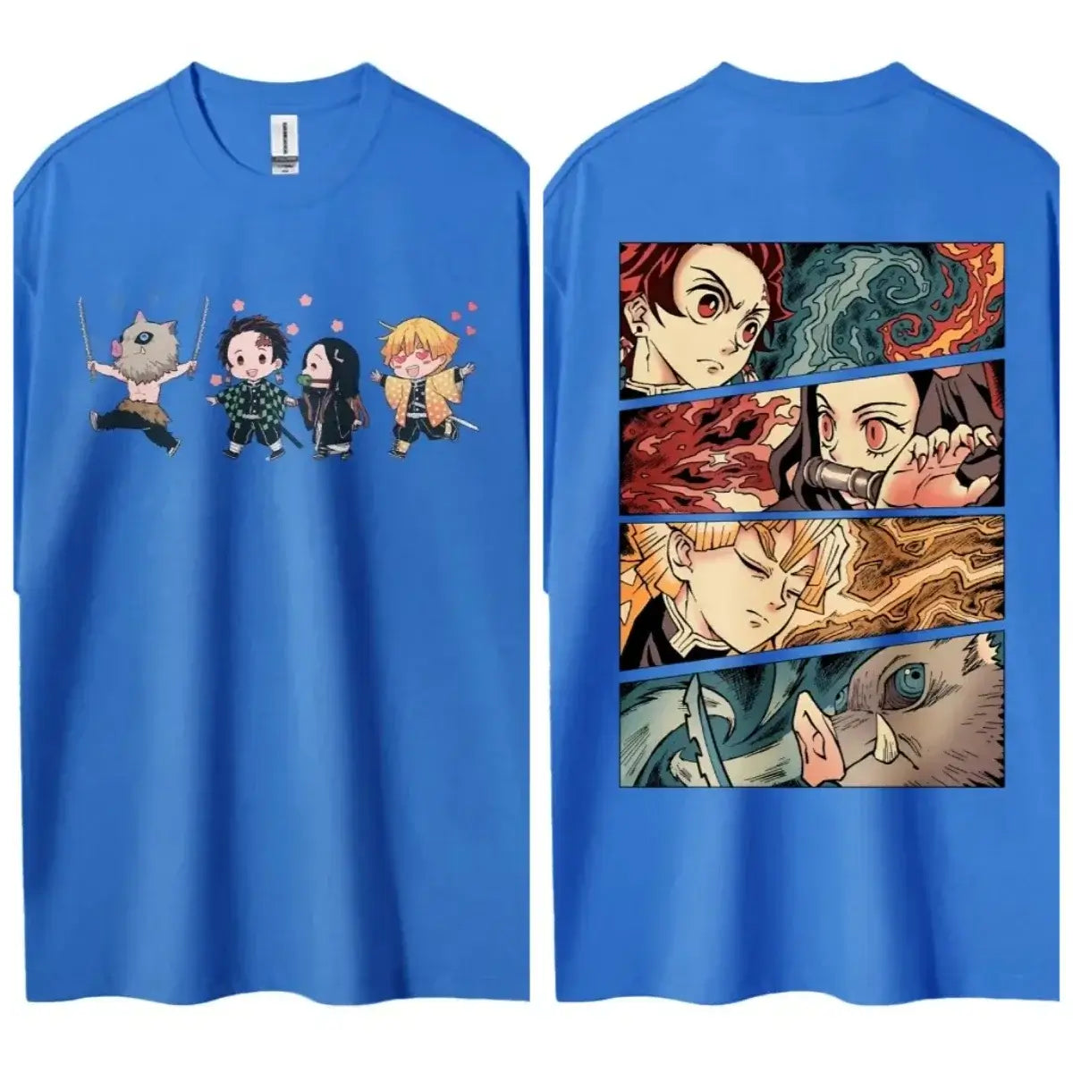 A popular Hot Anime Demon Slayer T-Shirt featuring classic characters in a comfortable, casual short-sleeved top.