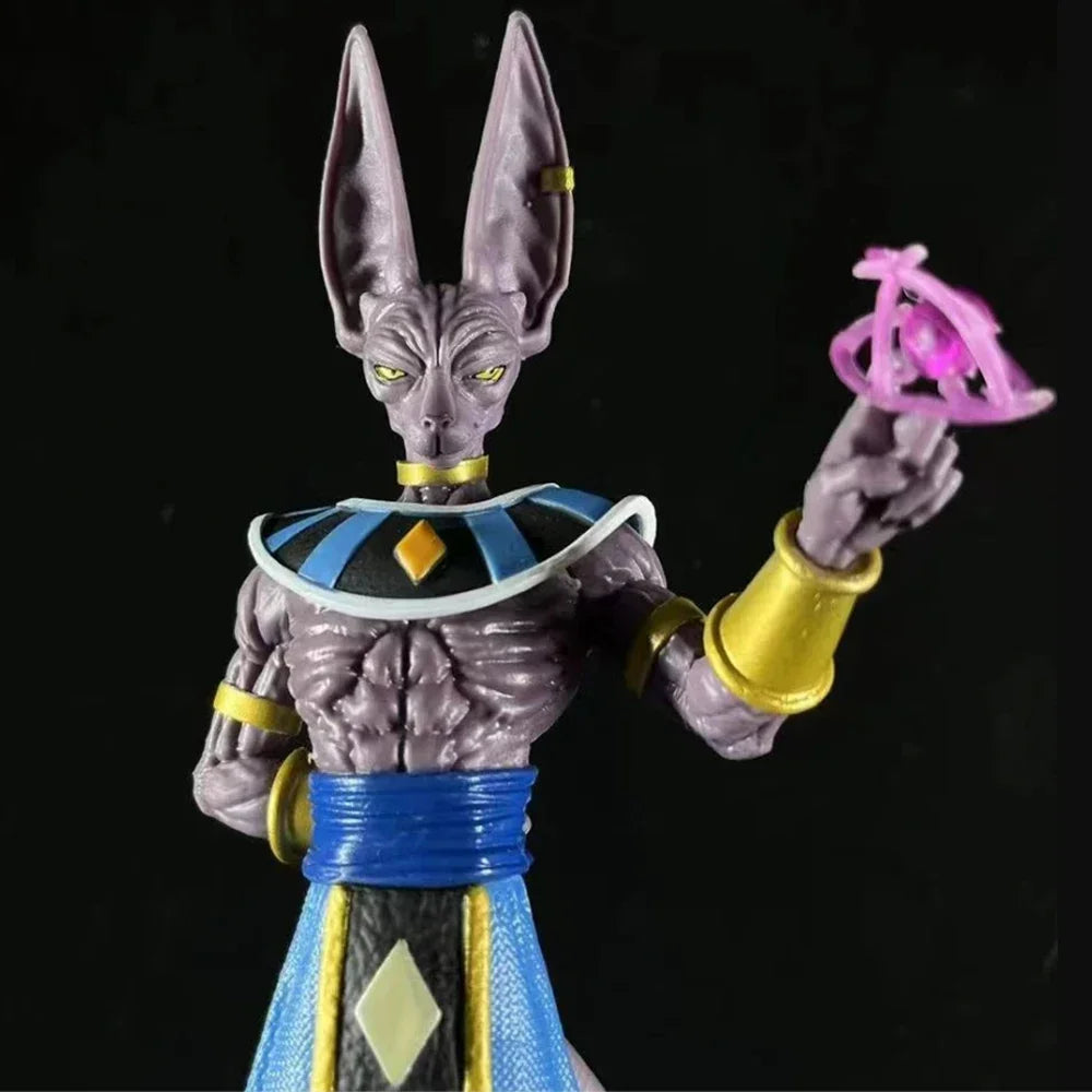 A high-quality 30cm Beerus Figure PVC statue featuring the God of Destruction from Dragon Ball Super in a standing pose.