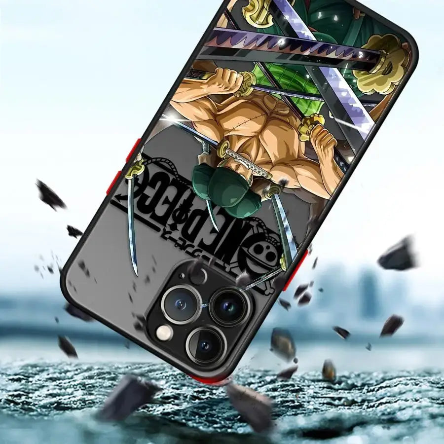 Equip your device with this matte One Piece Phone Case! 🏴‍☠️ Featuring Zoro and Luffy art. Fits iPhone 16, 15, 14 & more. Shop the trend now!