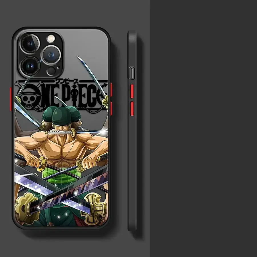 Equip your device with this matte One Piece Phone Case! 🏴‍☠️ Featuring Zoro and Luffy art. Fits iPhone 16, 15, 14 & more. Shop the trend now!