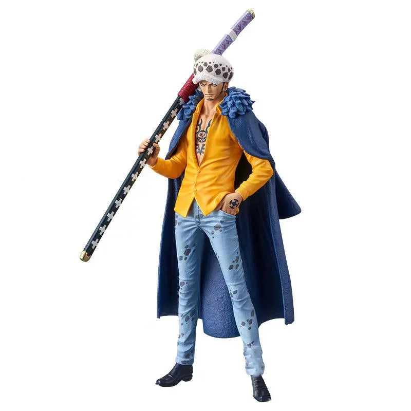 A 10cm One Piece Zoro Figure PVC action model displaying Roronoa Zoro in his Three-Blade Sa-Maximum stance for anime collections.