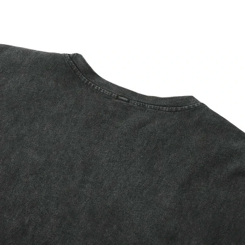 A unisex Rengoku Kyoujurou Vintage Washed T-Shirt from Demon Slayer in a Harajuku hip hop streetwear style.